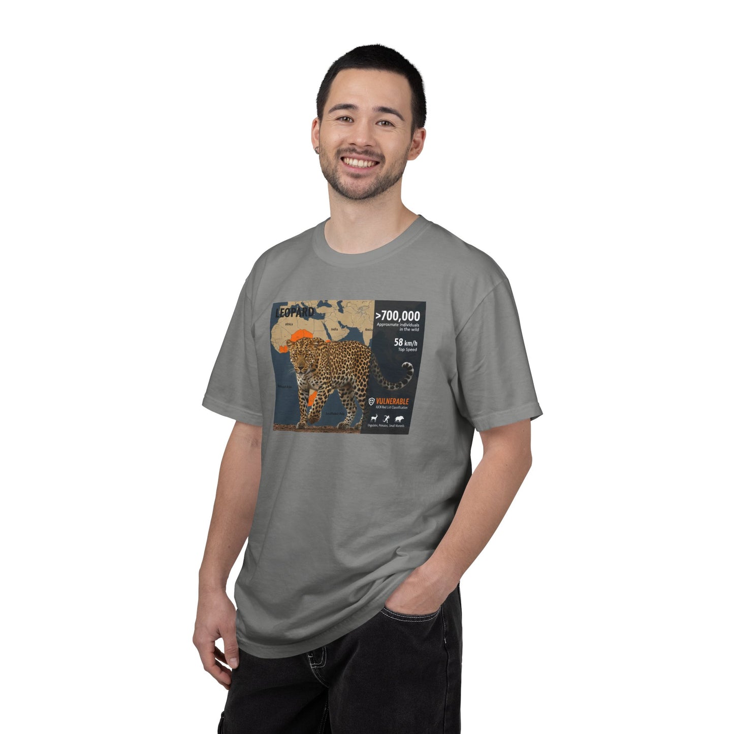 Fierce & Gold: Regal Leopard Maximalist T-Shirt