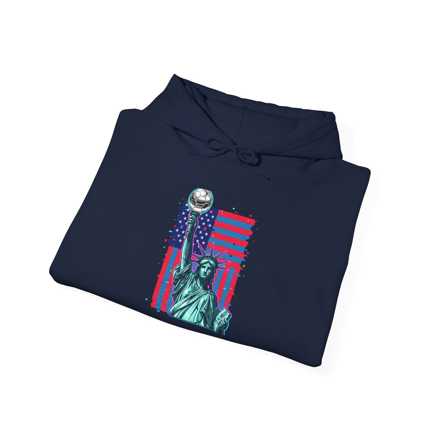 Statue of Liberty American Flag Hoodie β Patriotic USA Freedom Sweatshirt