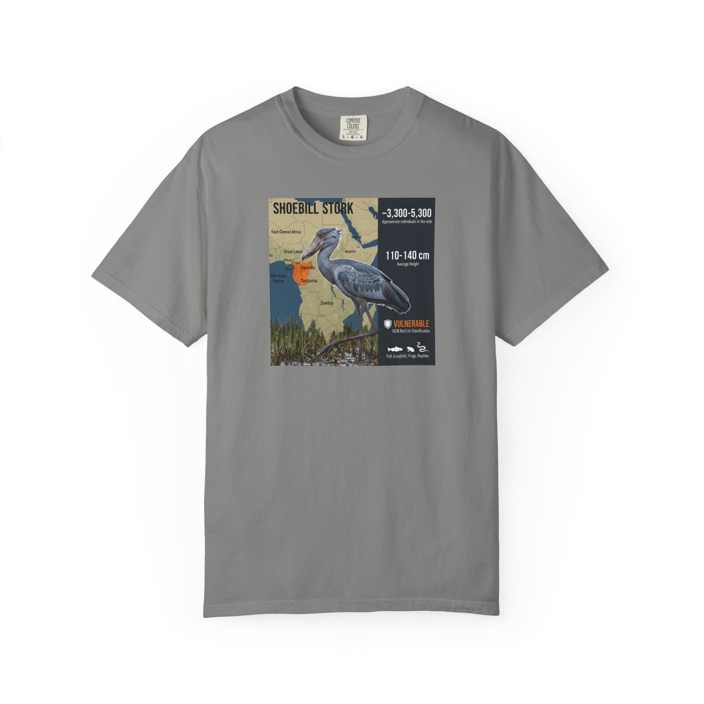 Gothic Gaze: Shoebill Stork 'Knows Your Secrets' T-Shirt