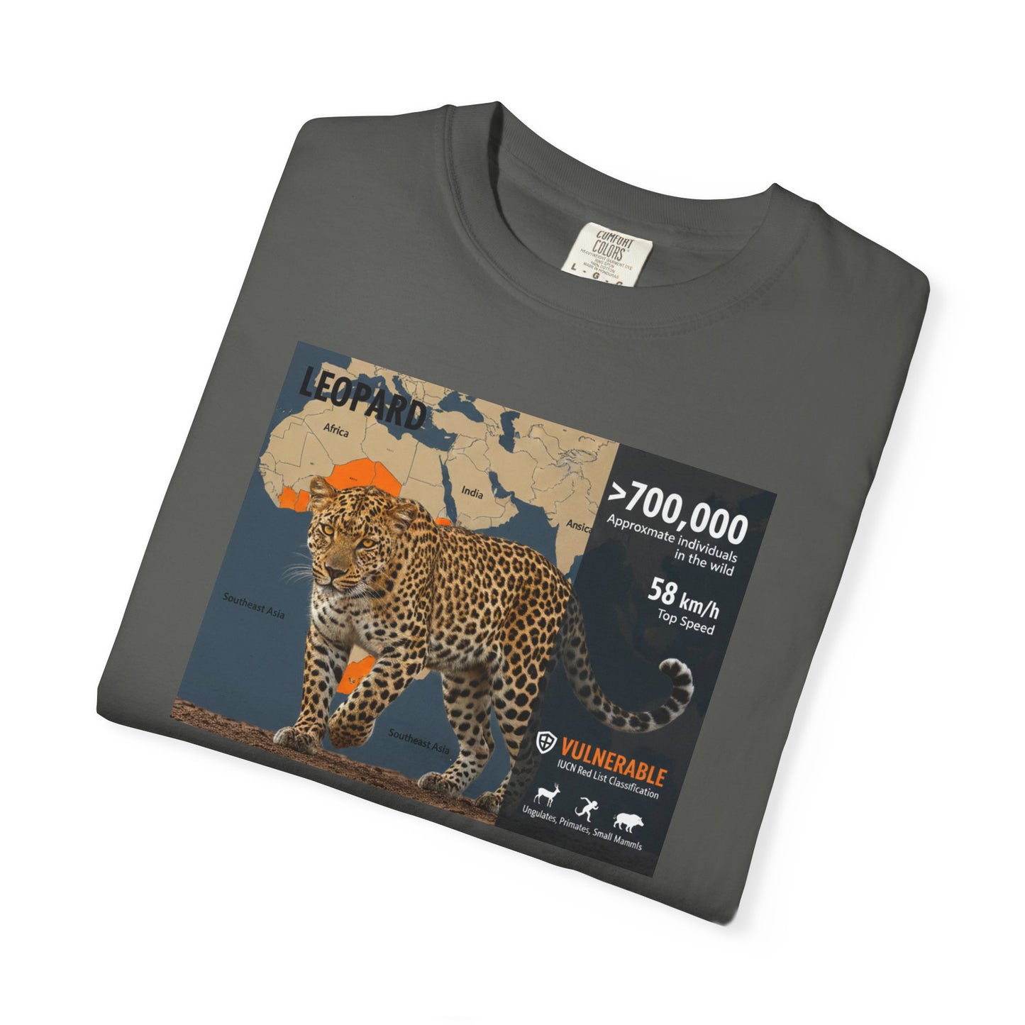 Fierce & Gold: Regal Leopard Maximalist T-Shirt