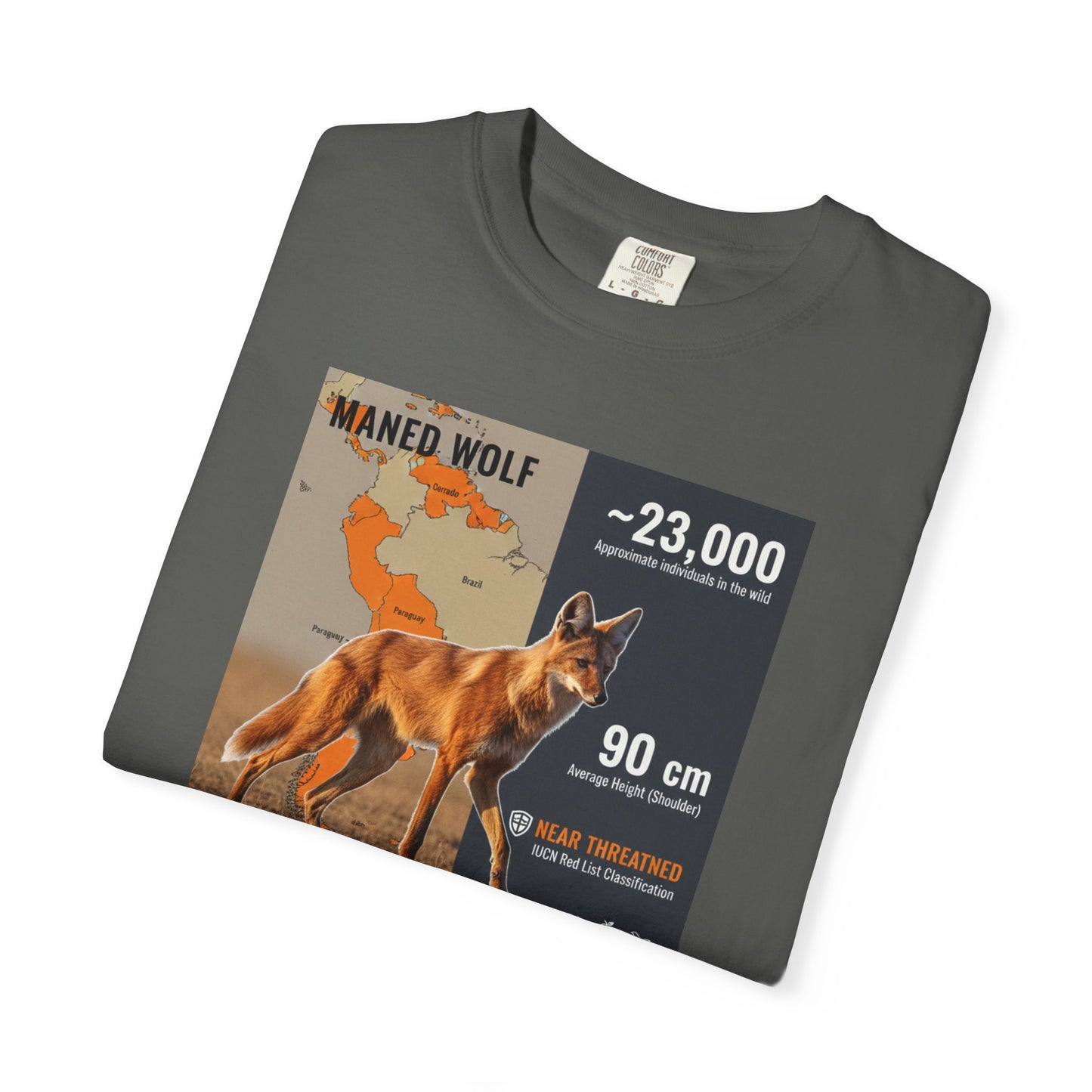 Glitch in the Matrix: Maned Wolf 'Leggy Fox' Surreal T-Shirt