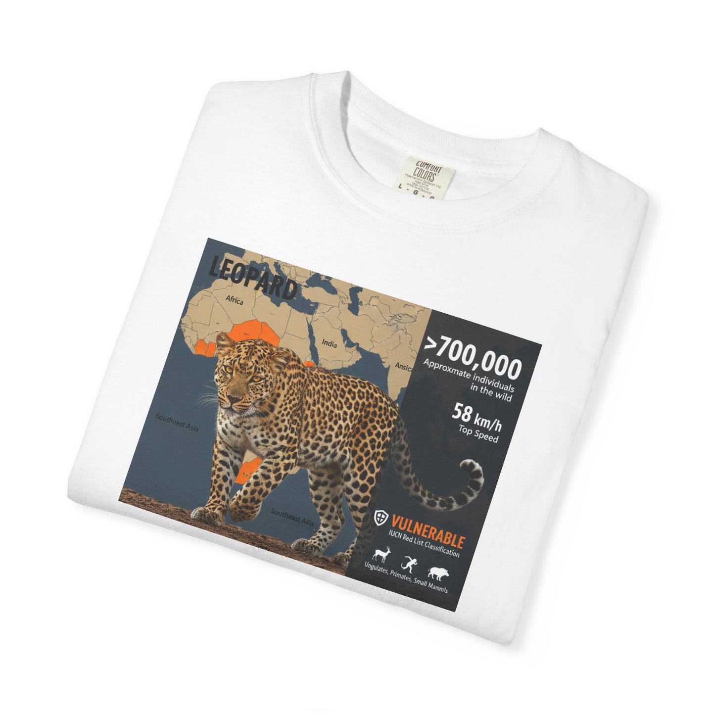 Fierce & Gold: Regal Leopard Maximalist T-Shirt