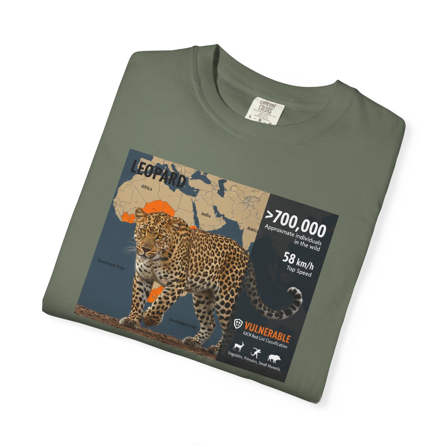 Fierce & Gold: Regal Leopard Maximalist T-Shirt