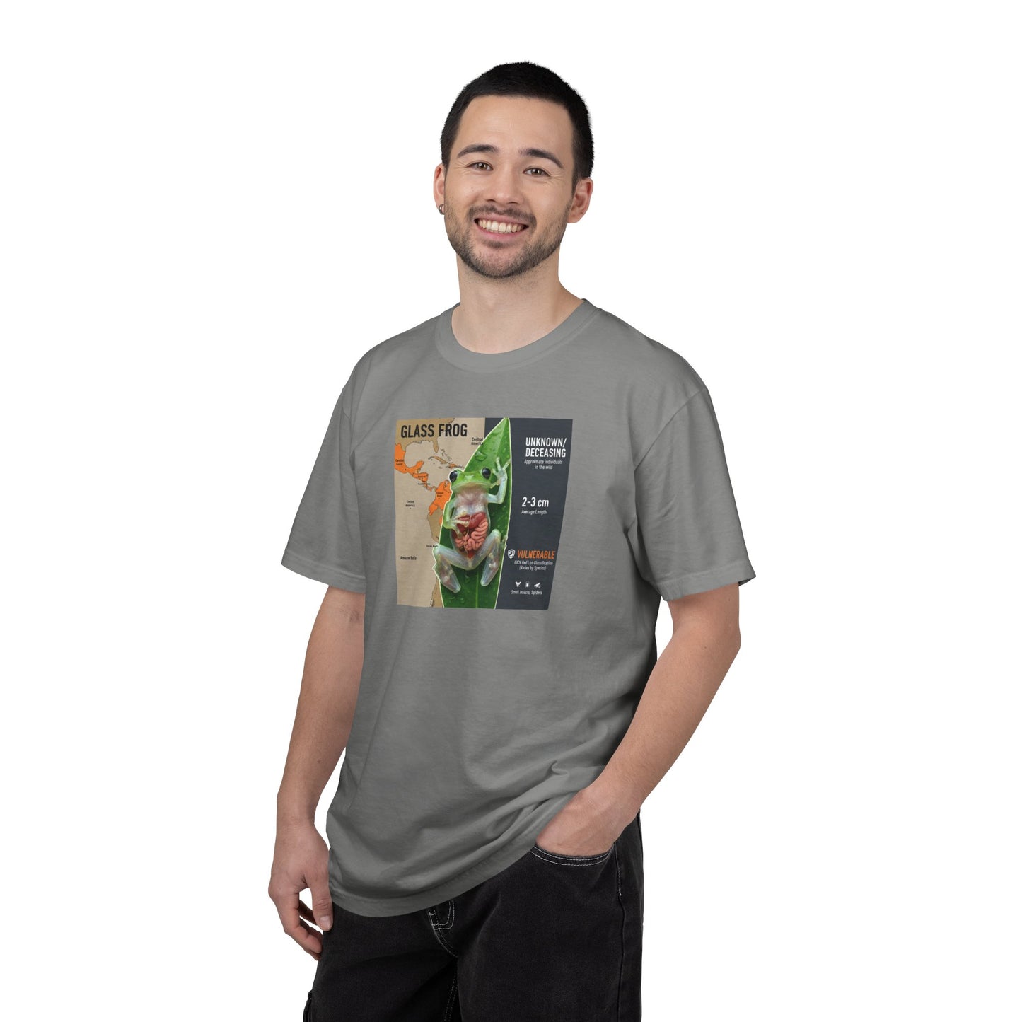 X-Ray Vision: Translucent Glass Frog Anatomy T-Shirt