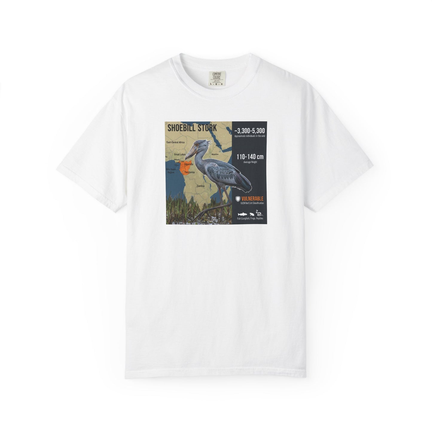 Gothic Gaze: Shoebill Stork 'Knows Your Secrets' T-Shirt