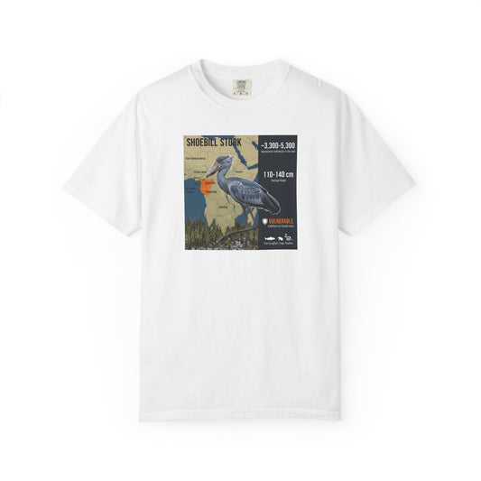 Gothic Gaze: Shoebill Stork 'Knows Your Secrets' T-Shirt