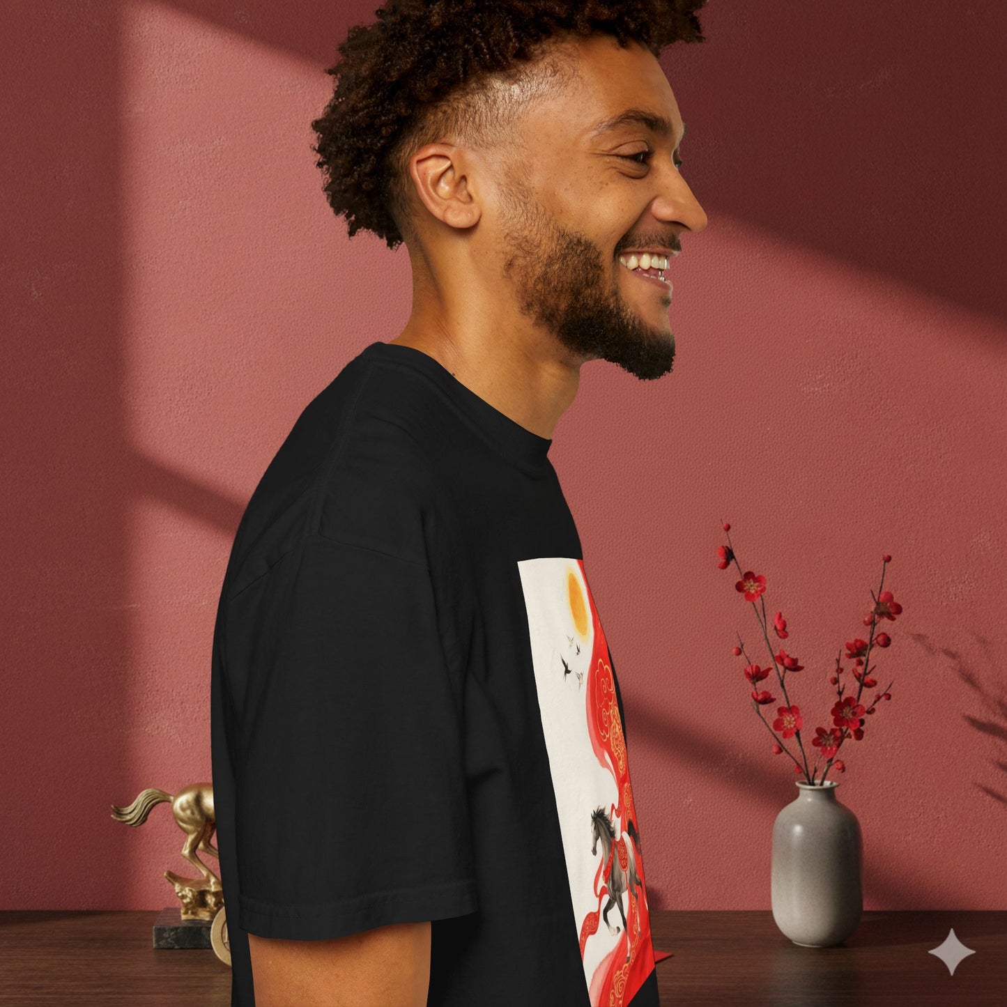 Horse Sunburst Graphic T-Shirt Year of the Horse