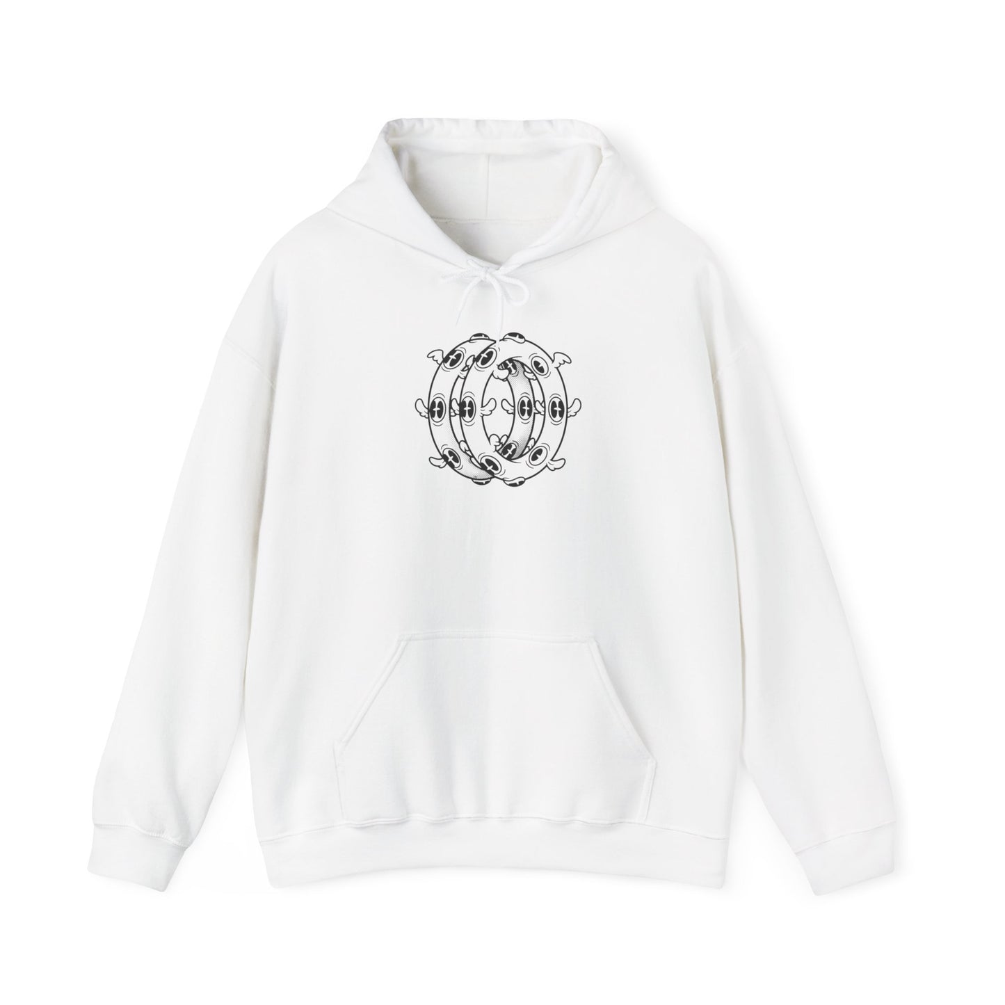 Minimalist Orbit Hoodie — Biblically Accurate Angel Hoodie