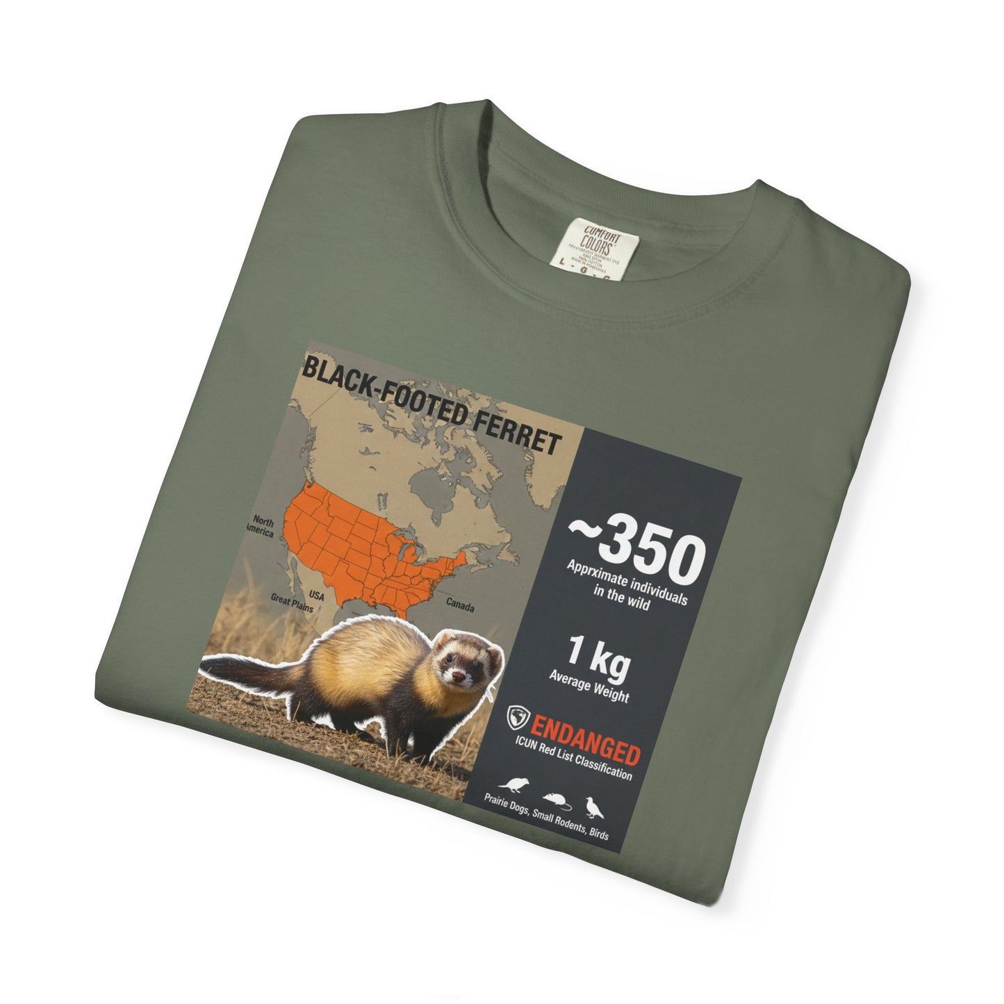 Masked Mystery: Rare Black-Footed Ferret T-Shirt