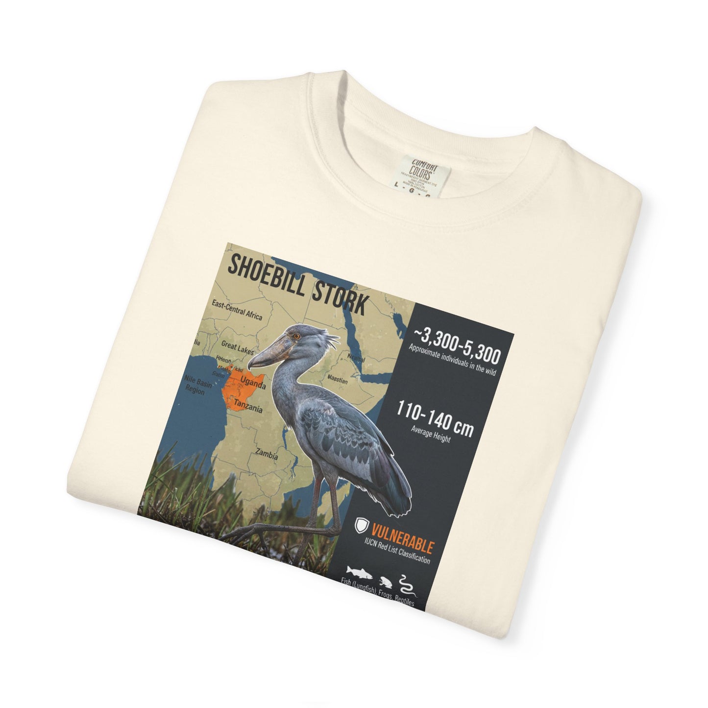 Gothic Gaze: Shoebill Stork 'Knows Your Secrets' T-Shirt