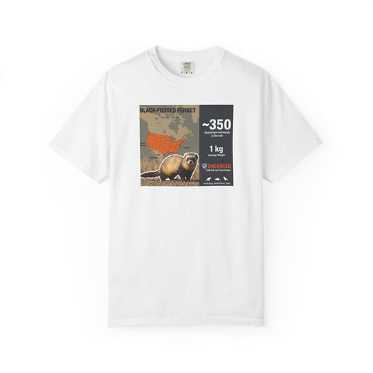 Masked Mystery: Rare Black-Footed Ferret T-Shirt