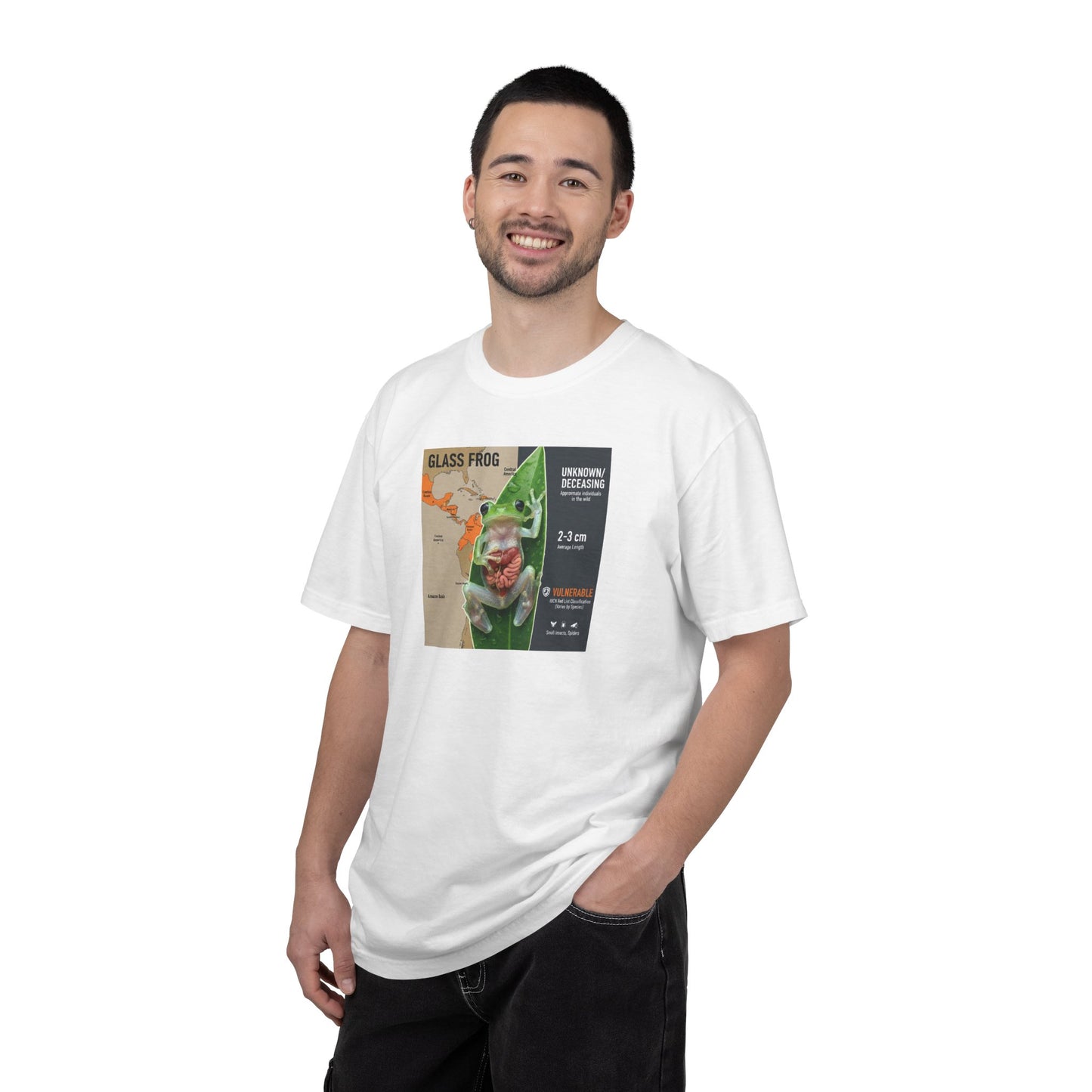 X-Ray Vision: Translucent Glass Frog Anatomy T-Shirt