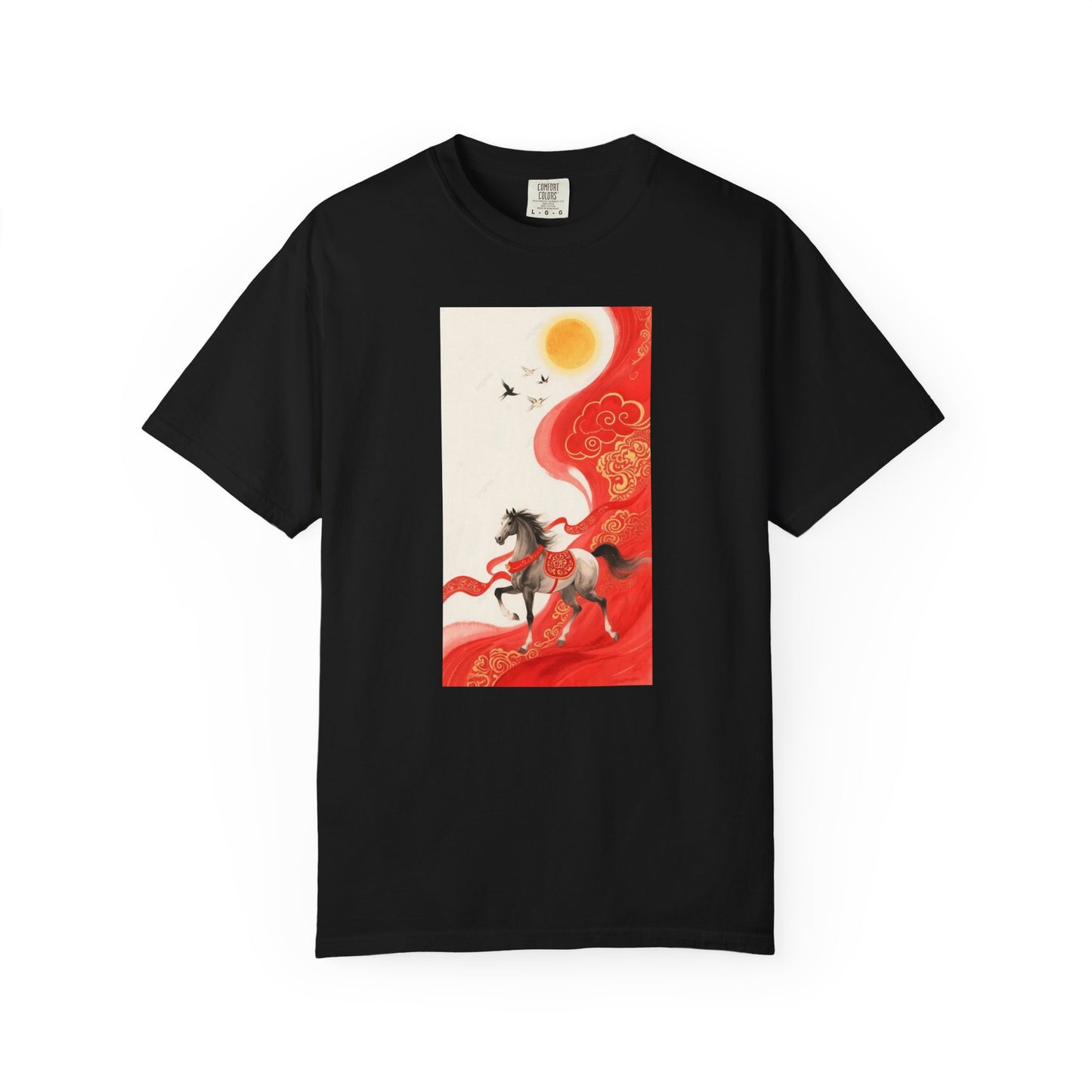 Horse Sunburst Graphic T-Shirt Year of the Horse