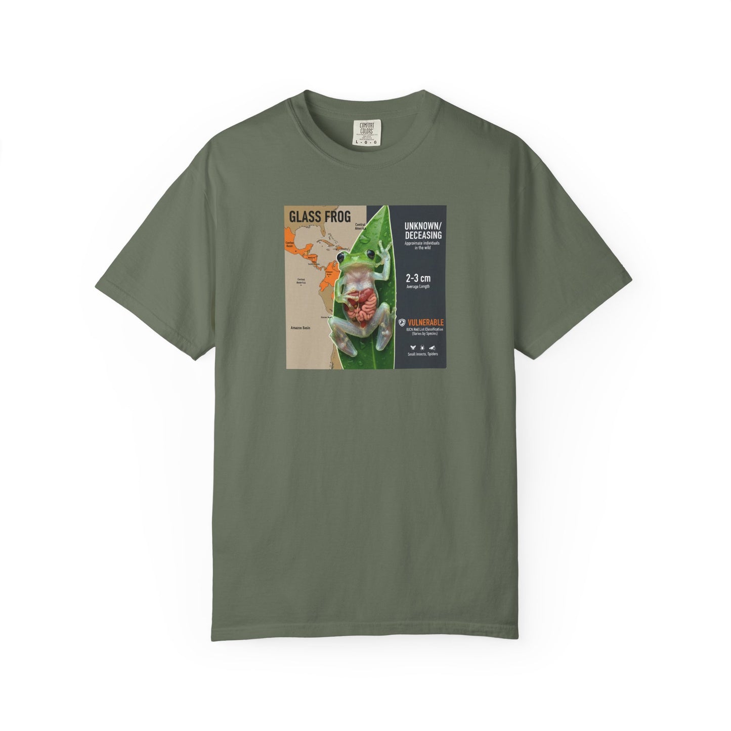 X-Ray Vision: Translucent Glass Frog Anatomy T-Shirt