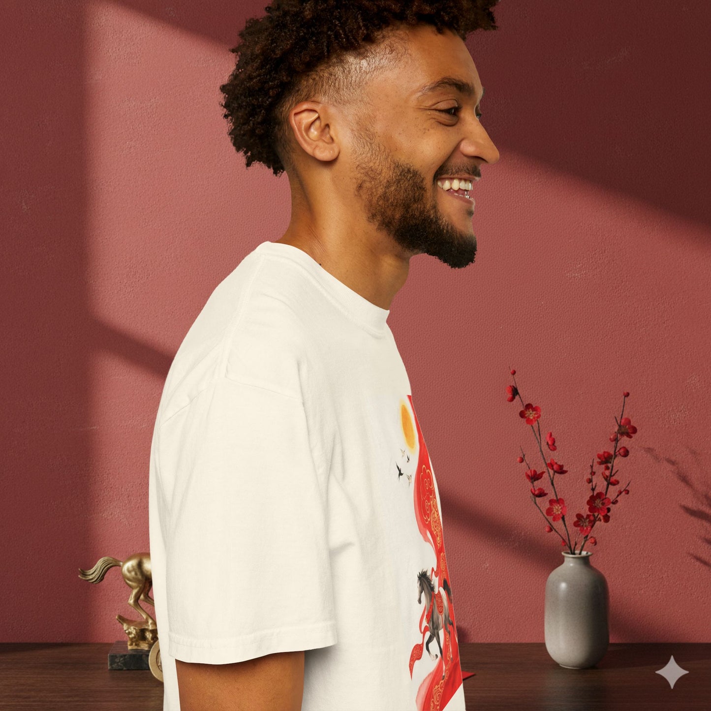 Horse Sunburst Graphic T-Shirt Year of the Horse