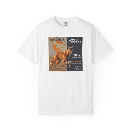 Glitch in the Matrix: Maned Wolf 'Leggy Fox' Surreal T-Shirt