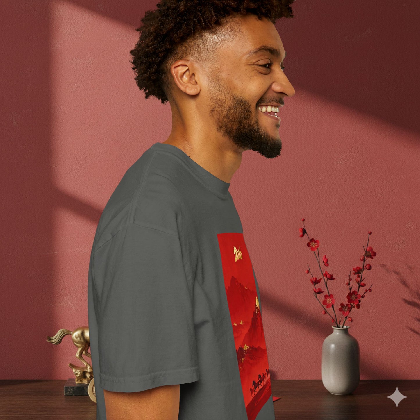 Lunar New Year 2026 Red Mountain Horses T-Shirt