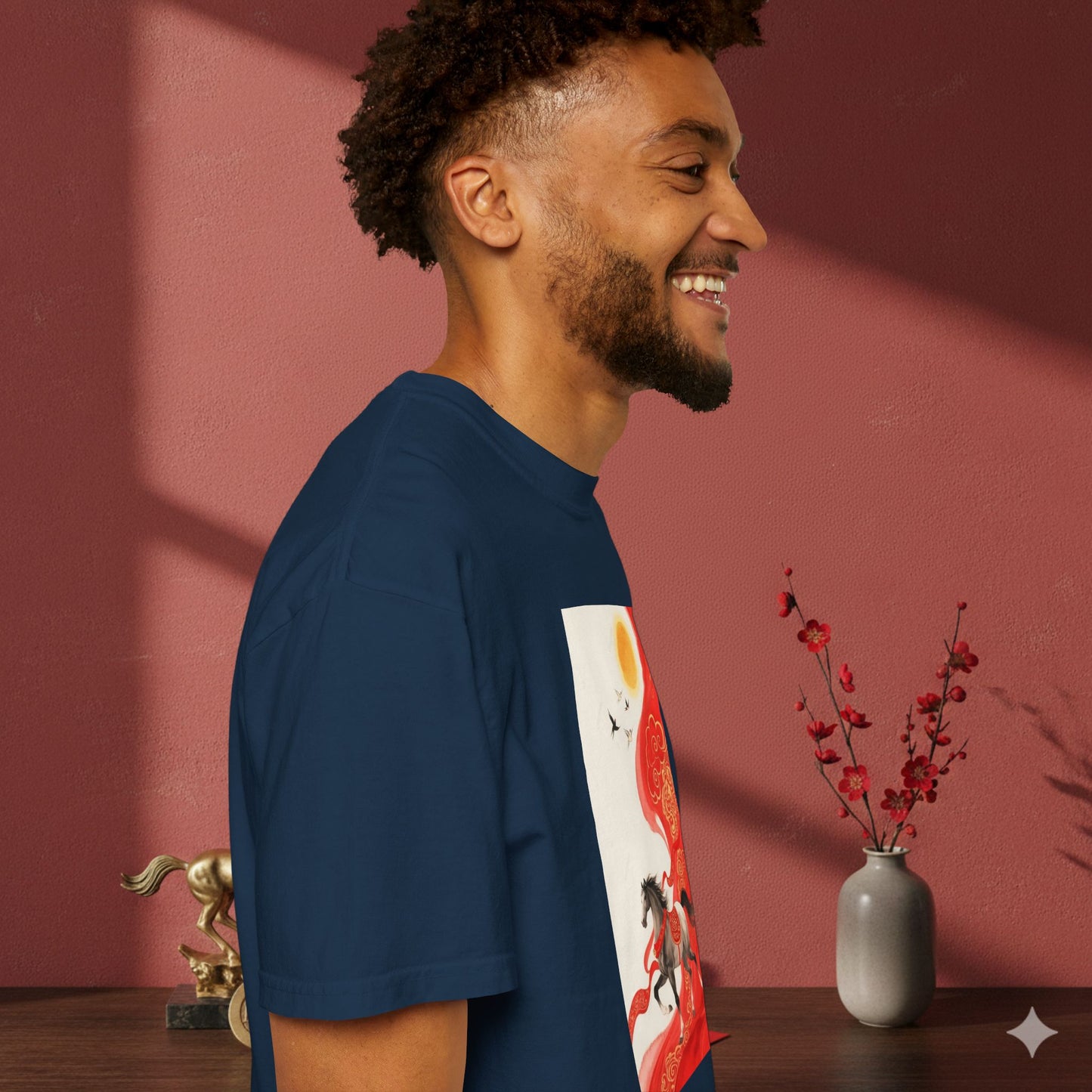 Horse Sunburst Graphic T-Shirt Year of the Horse