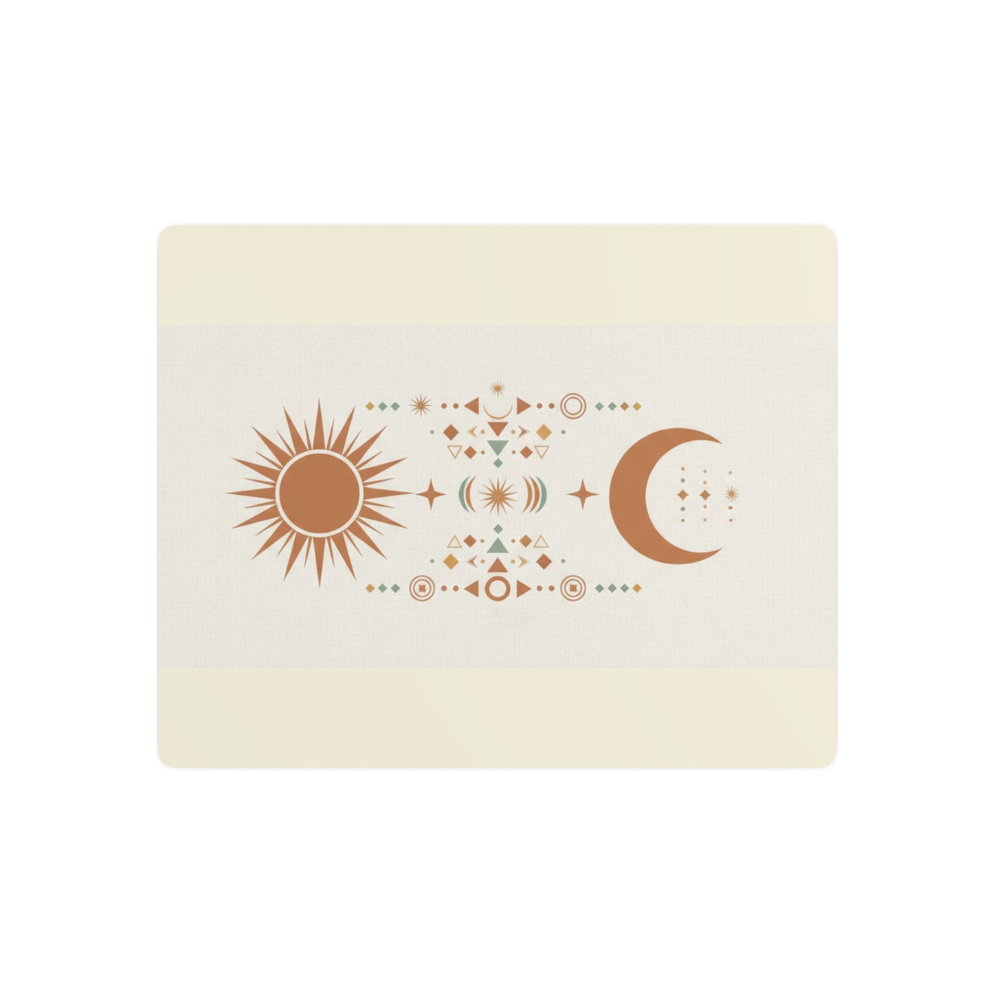 Boho Sun & Moon Metal Sign — Celestial Wall Art for Living Room, Bedroom, or Meditation Space