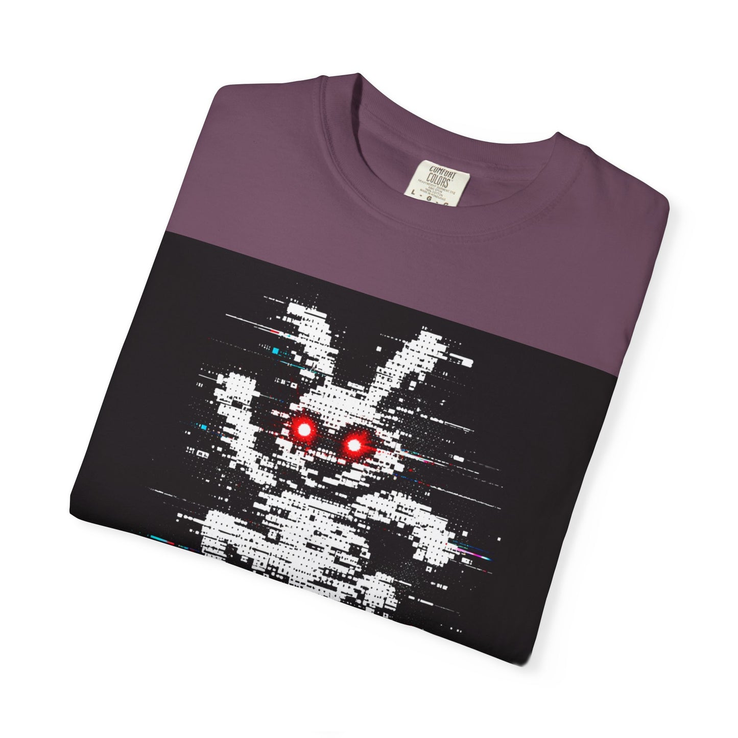 Disgusting Dancing Glitch Bunny T-Shirt — Horror Retro Pixel Graphic Tee