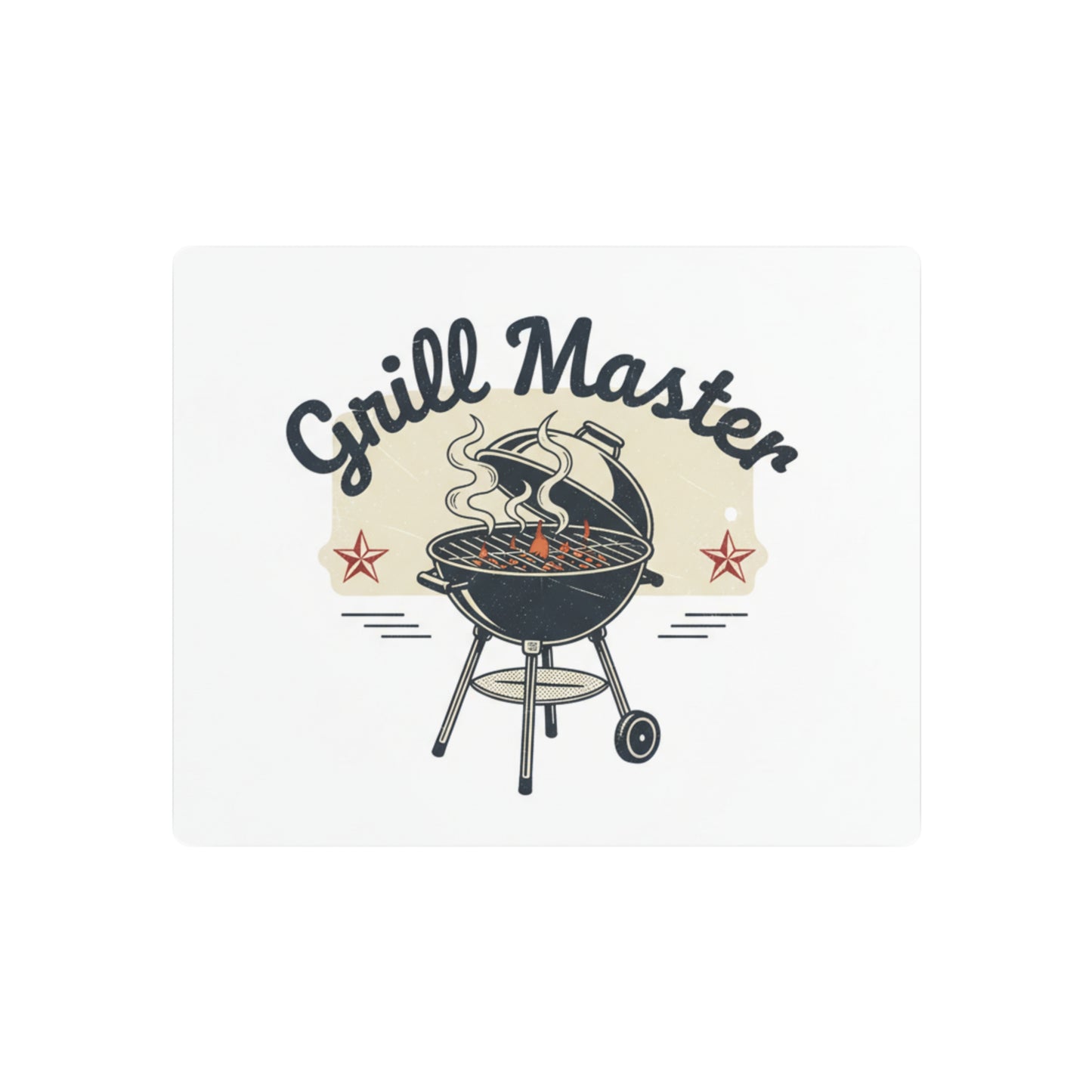 Grill Master Metal Art Sign – Vintage BBQ Wall Decor