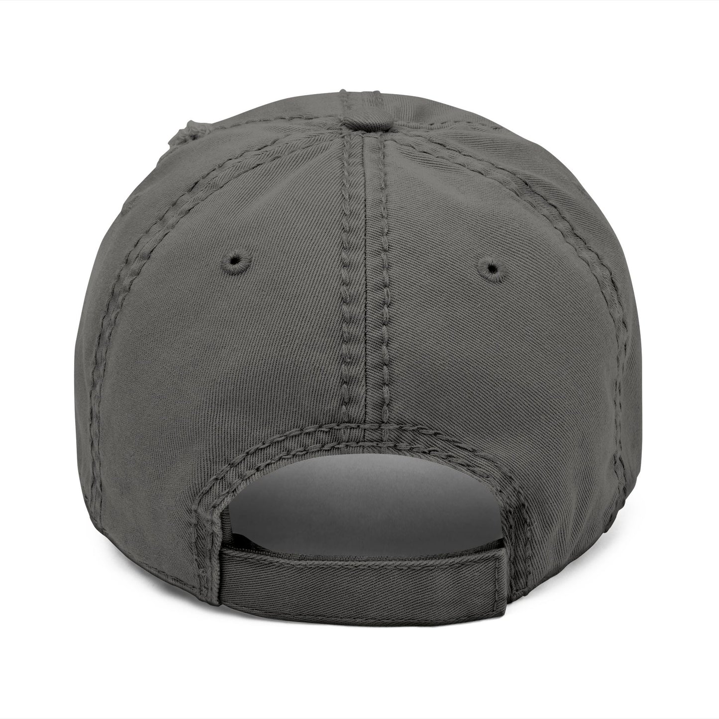 Distressed Dad Hat — "Please Do Not Perceive Me" Patch