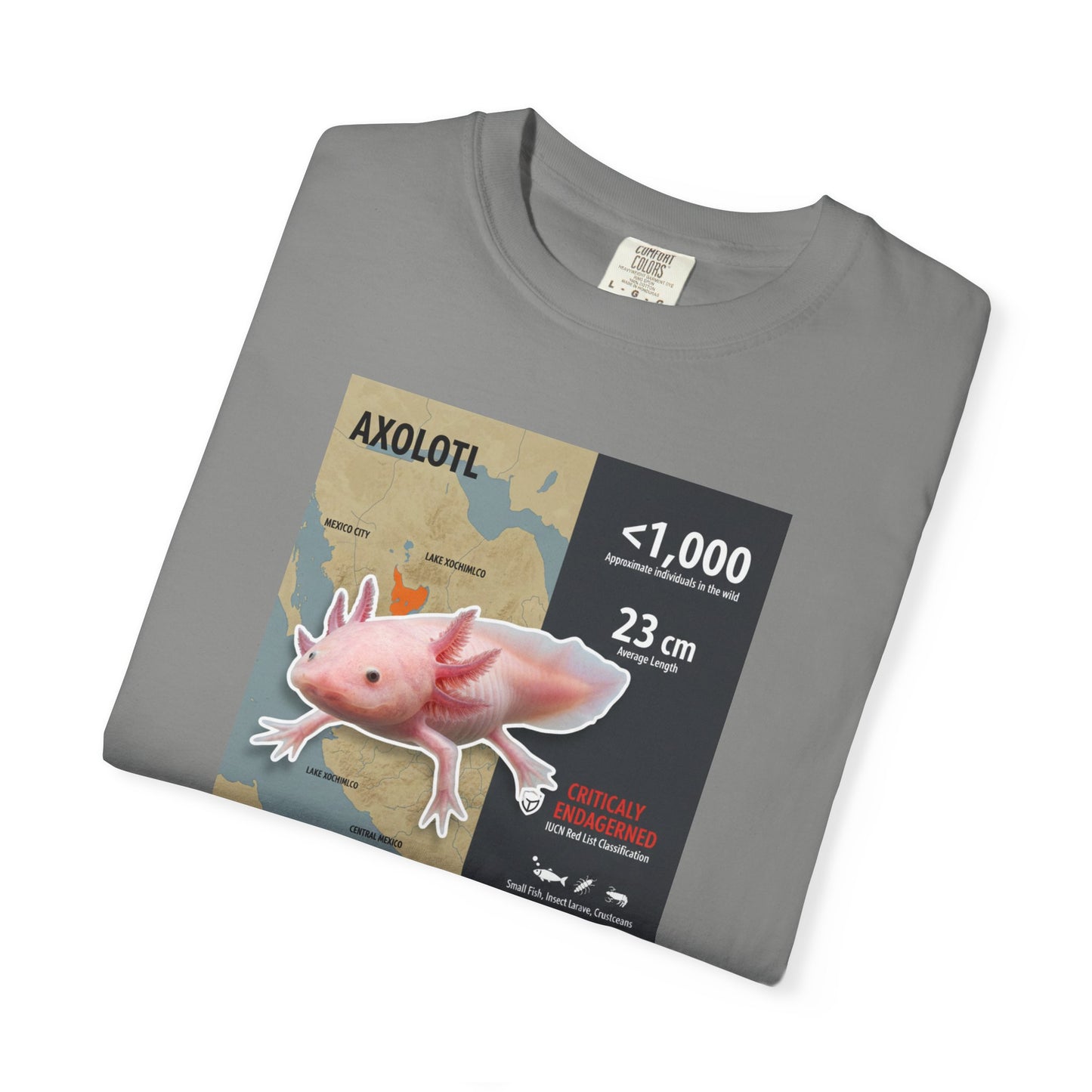 Kawaii King: Smiling Axolotl T-Shirt (Pink & Precious)