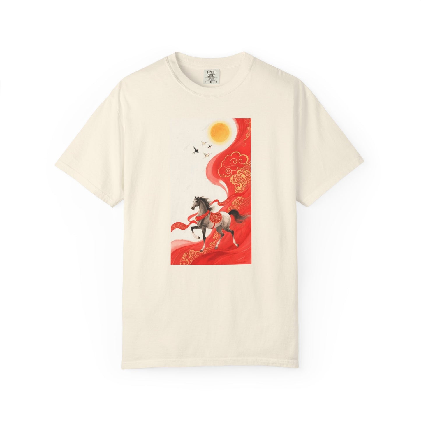 Horse Sunburst Graphic T-Shirt Year of the Horse