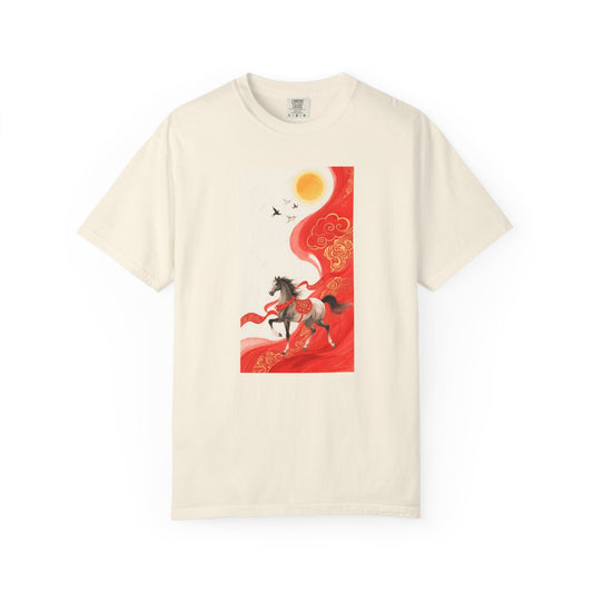 Horse Sunburst Graphic T-Shirt Year of the Horse