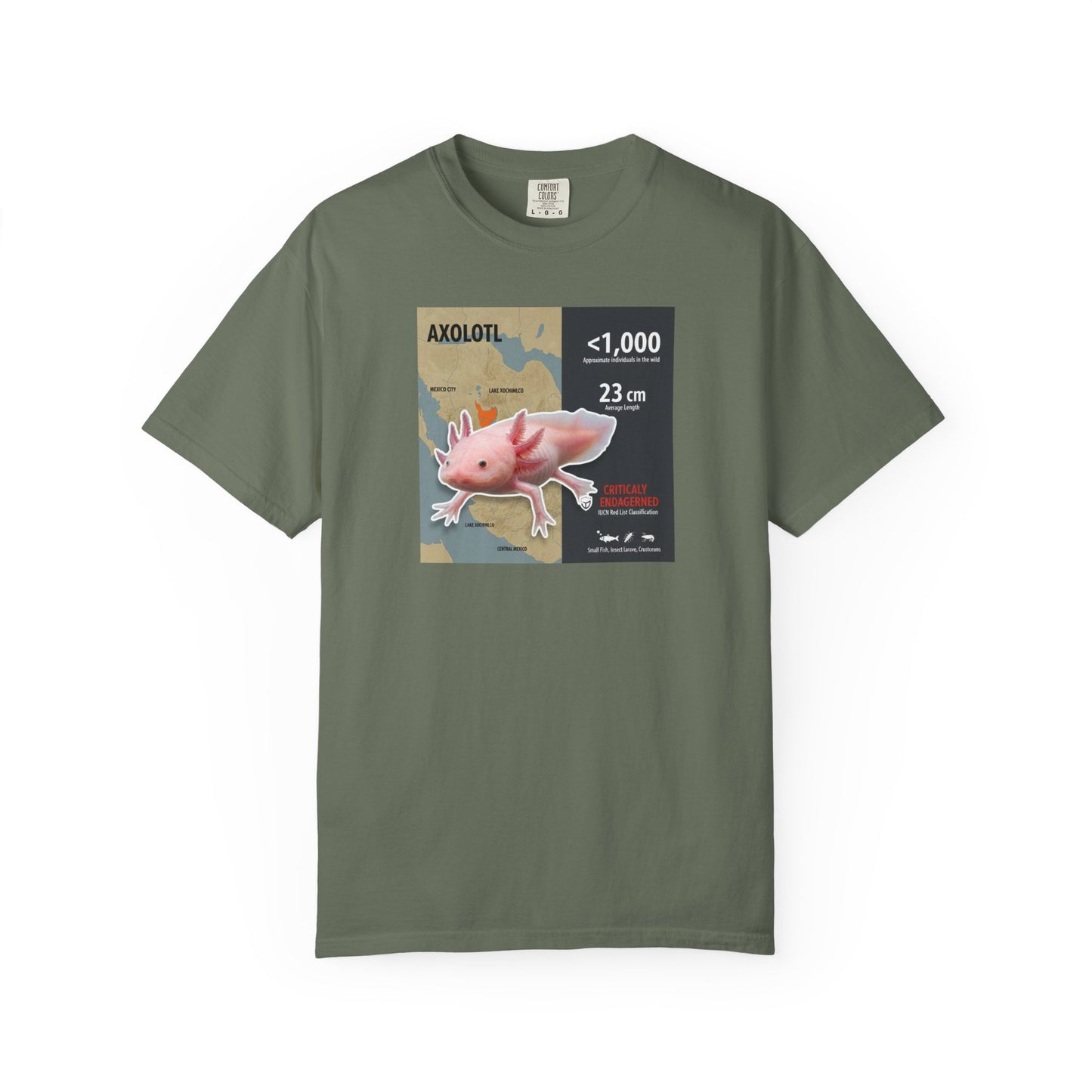 Kawaii King: Smiling Axolotl T-Shirt (Pink & Precious)