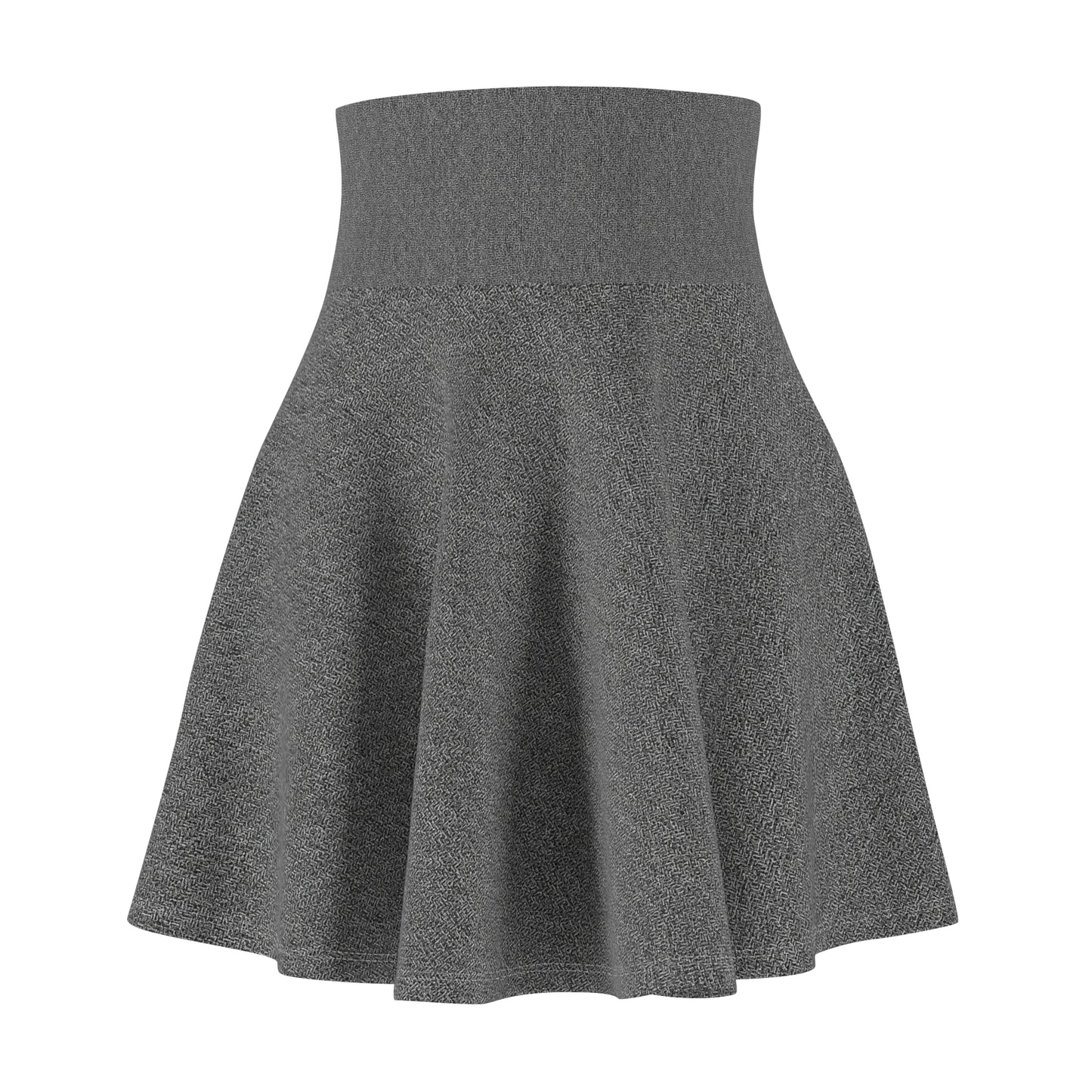 Static Noise Tweed — Women's Skater Skirt