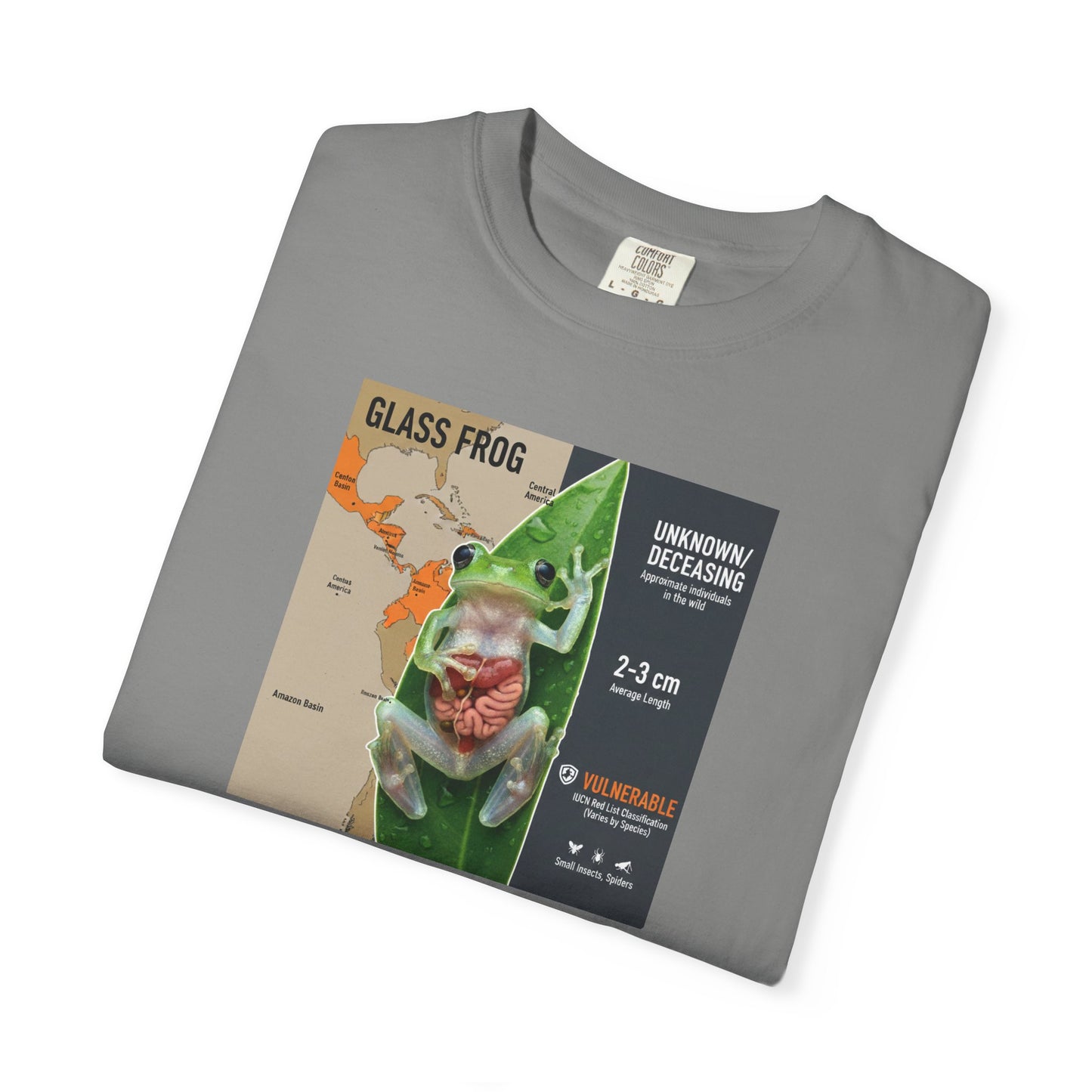 X-Ray Vision: Translucent Glass Frog Anatomy T-Shirt