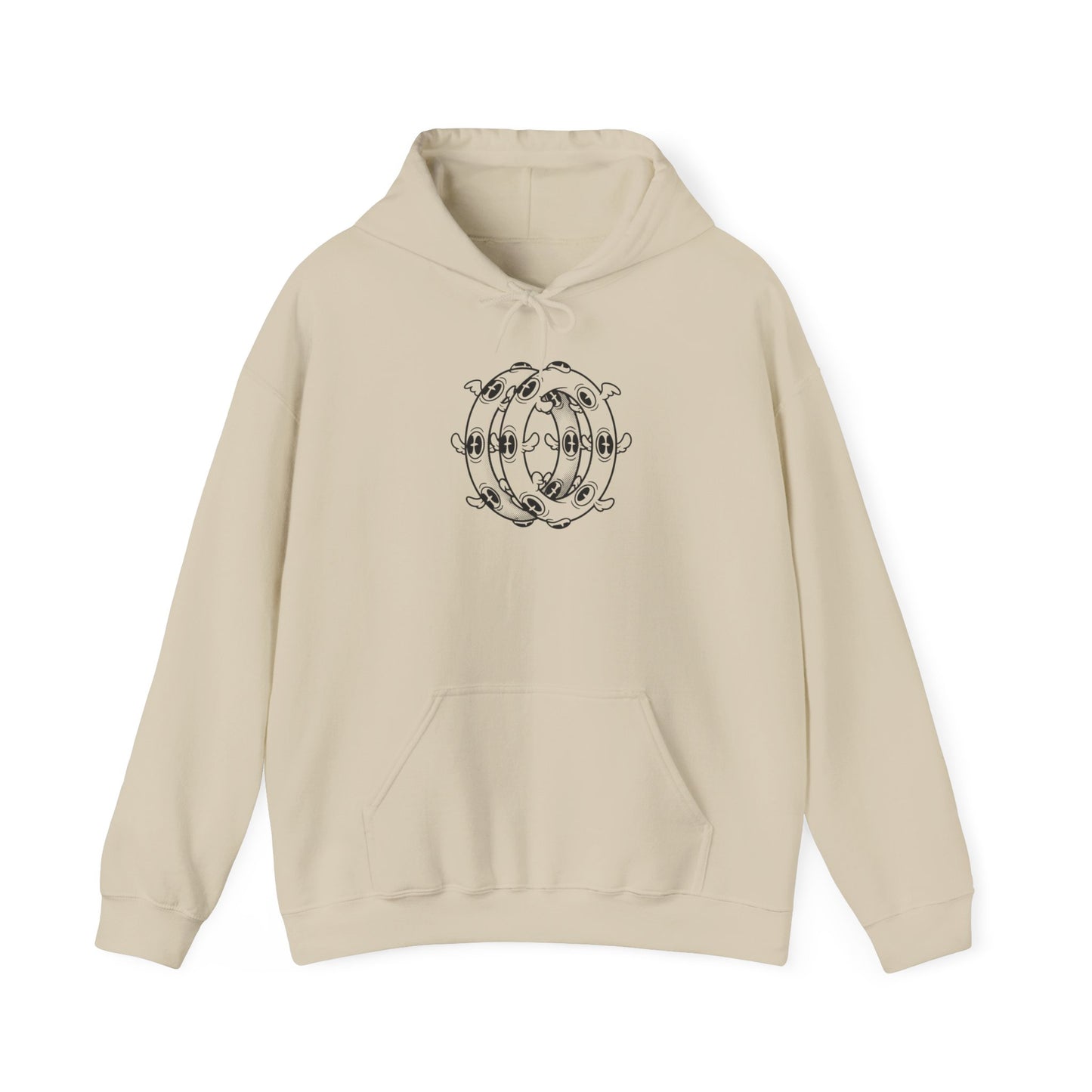 Minimalist Orbit Hoodie — Biblically Accurate Angel Hoodie