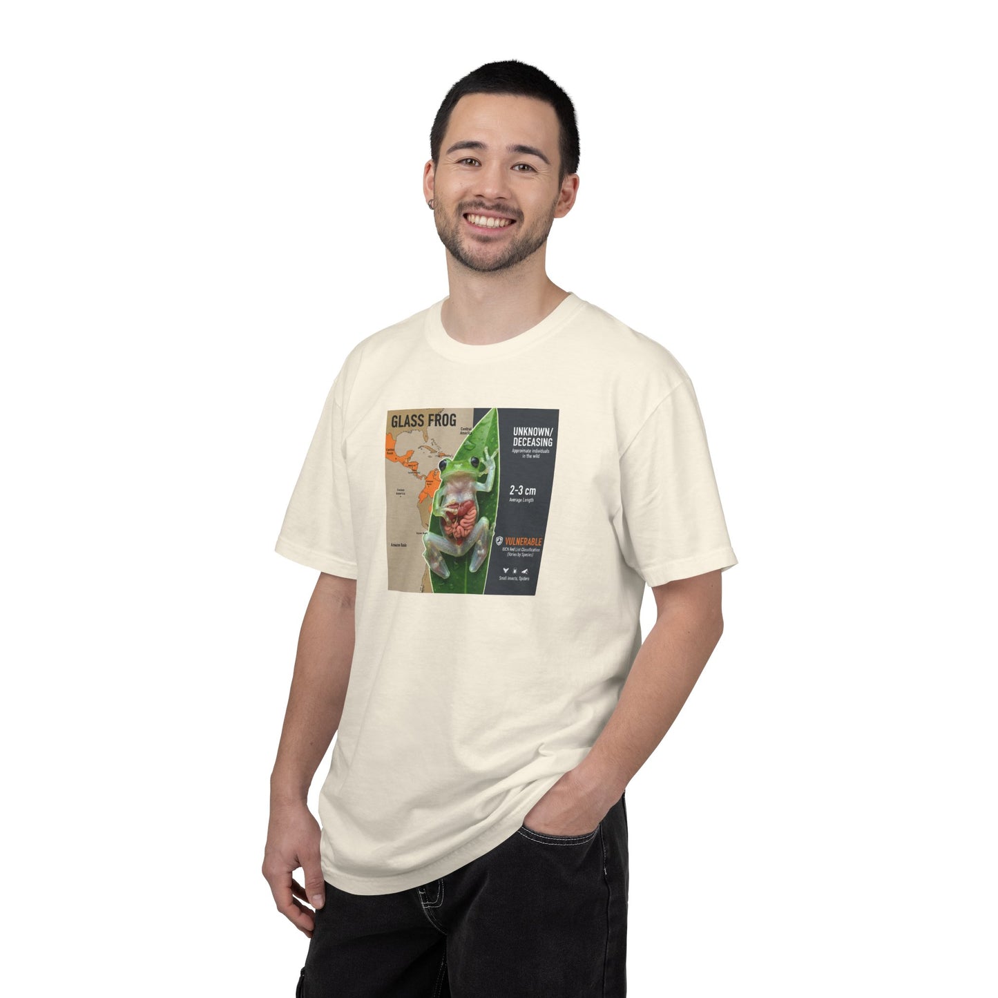 X-Ray Vision: Translucent Glass Frog Anatomy T-Shirt