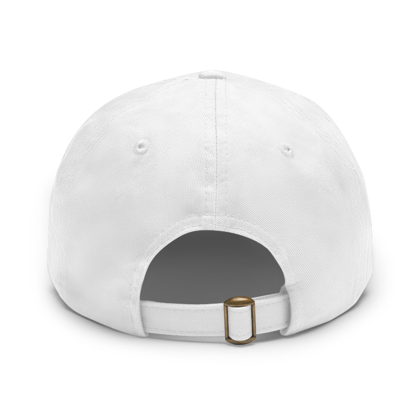 Game Over Leather Patch Dad Hat — Funny New Dad Announcement Cap