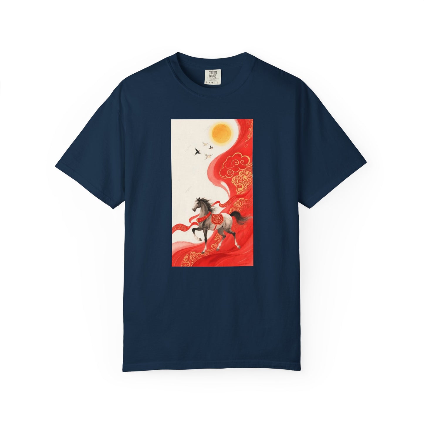 Horse Sunburst Graphic T-Shirt Year of the Horse