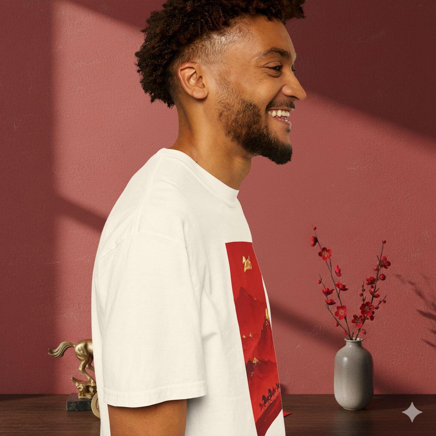Lunar New Year 2026 Red Mountain Horses T-Shirt
