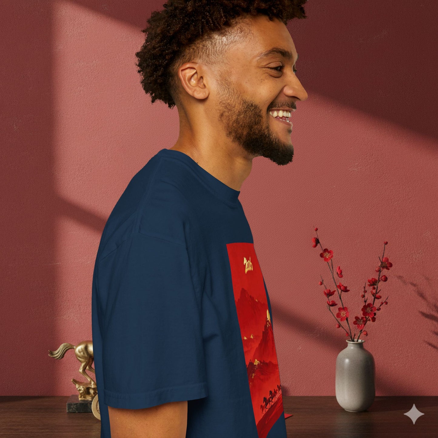 Lunar New Year 2026 Red Mountain Horses T-Shirt