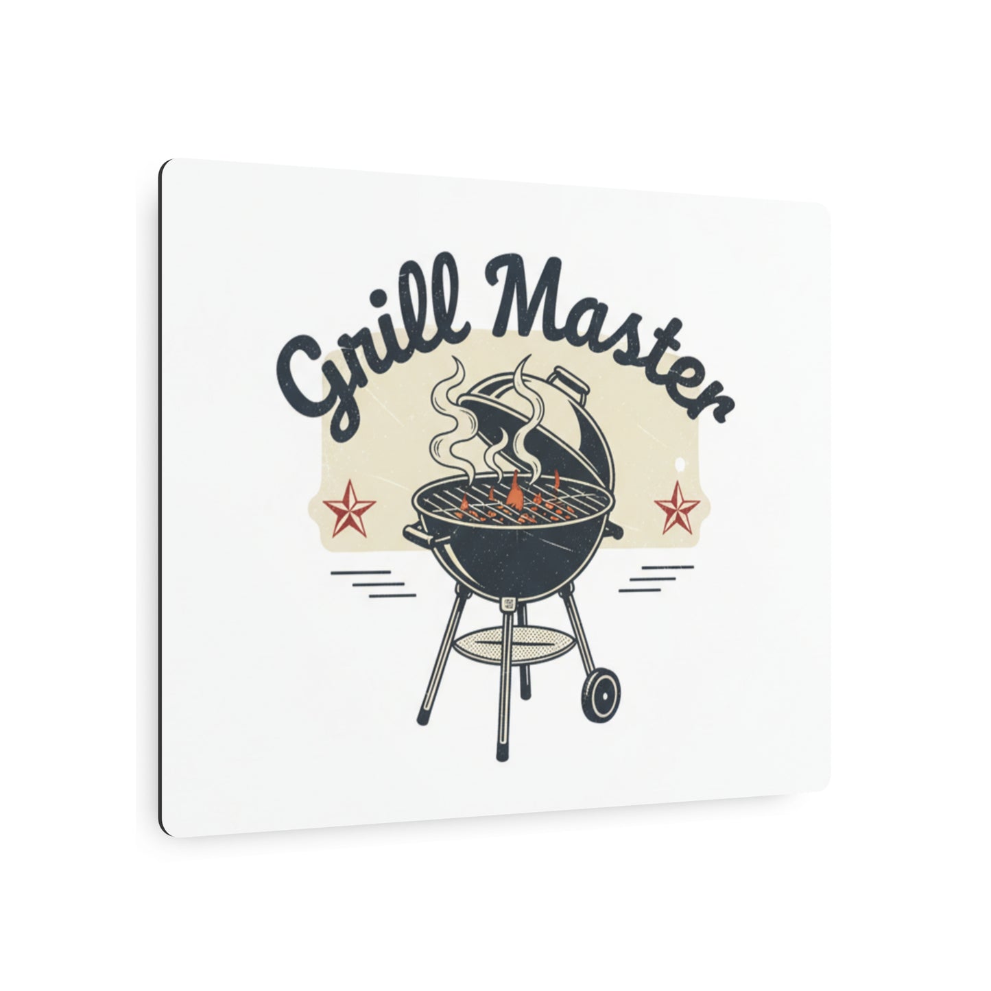 Grill Master Metal Art Sign – Vintage BBQ Wall Decor