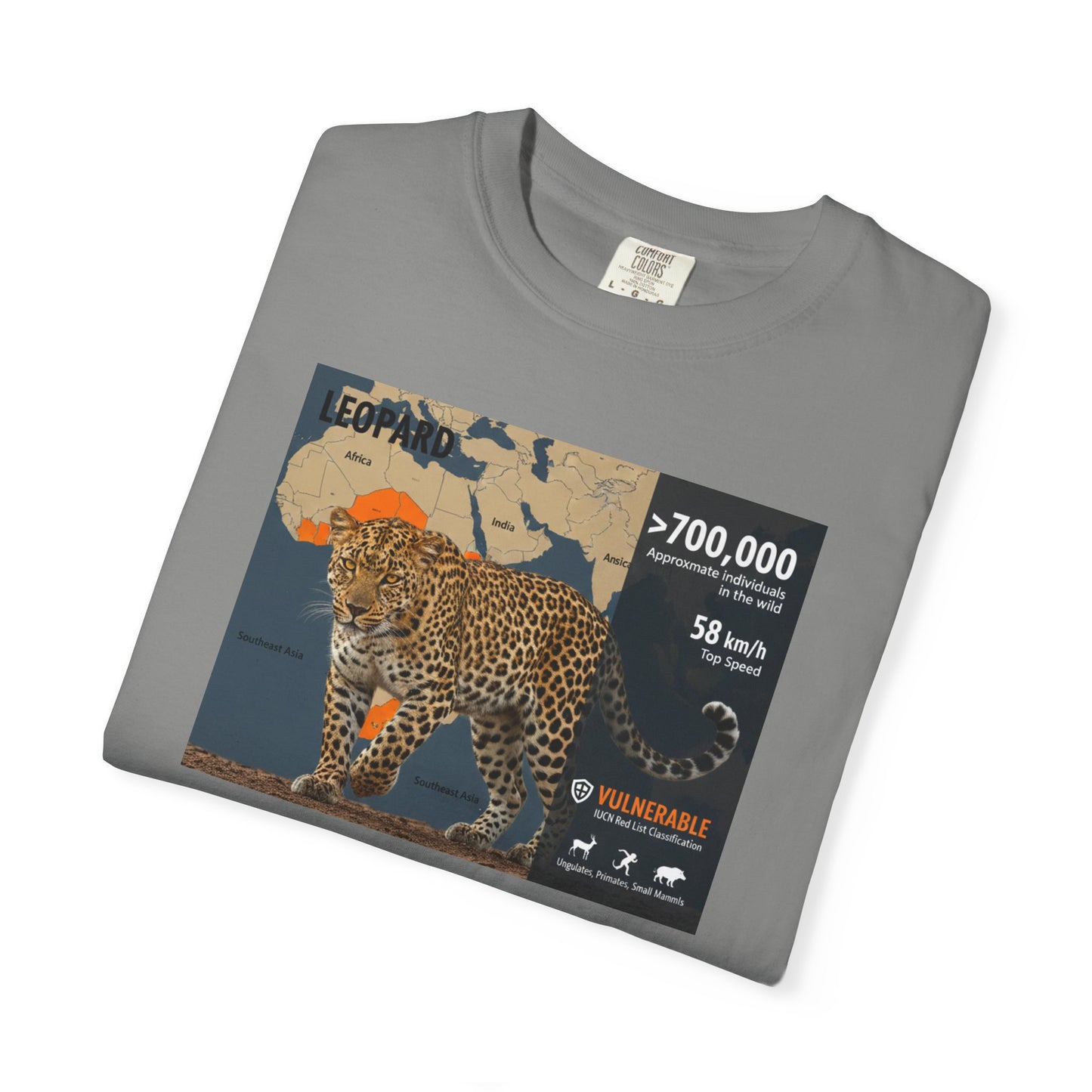 Fierce & Gold: Regal Leopard Maximalist T-Shirt