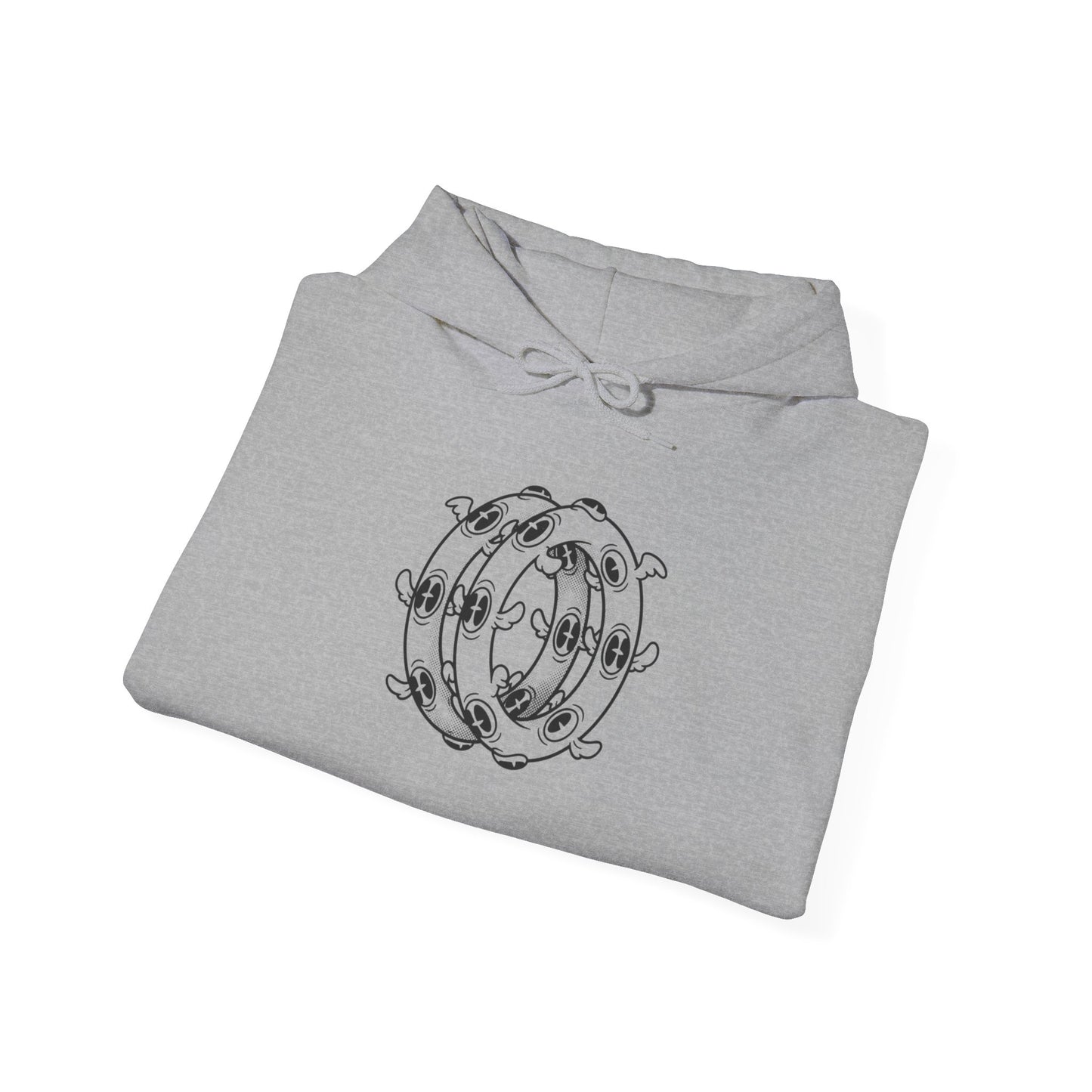 Minimalist Orbit Hoodie — Biblically Accurate Angel Hoodie