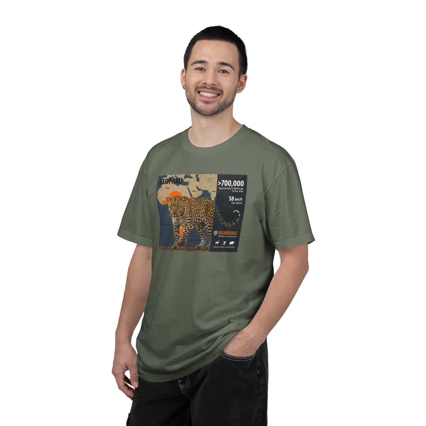 Fierce & Gold: Regal Leopard Maximalist T-Shirt