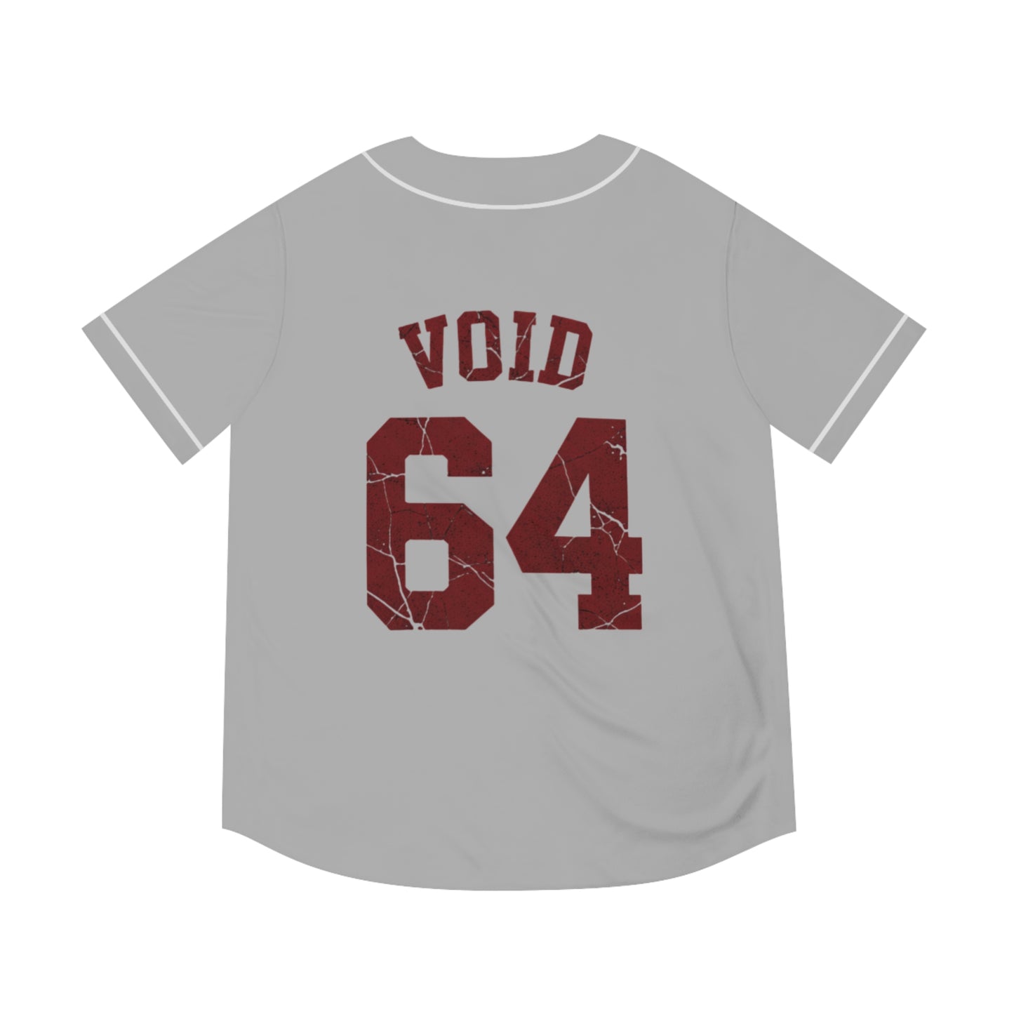 Void 64 Baseball Jersey — Retro Distressed Sport Tee