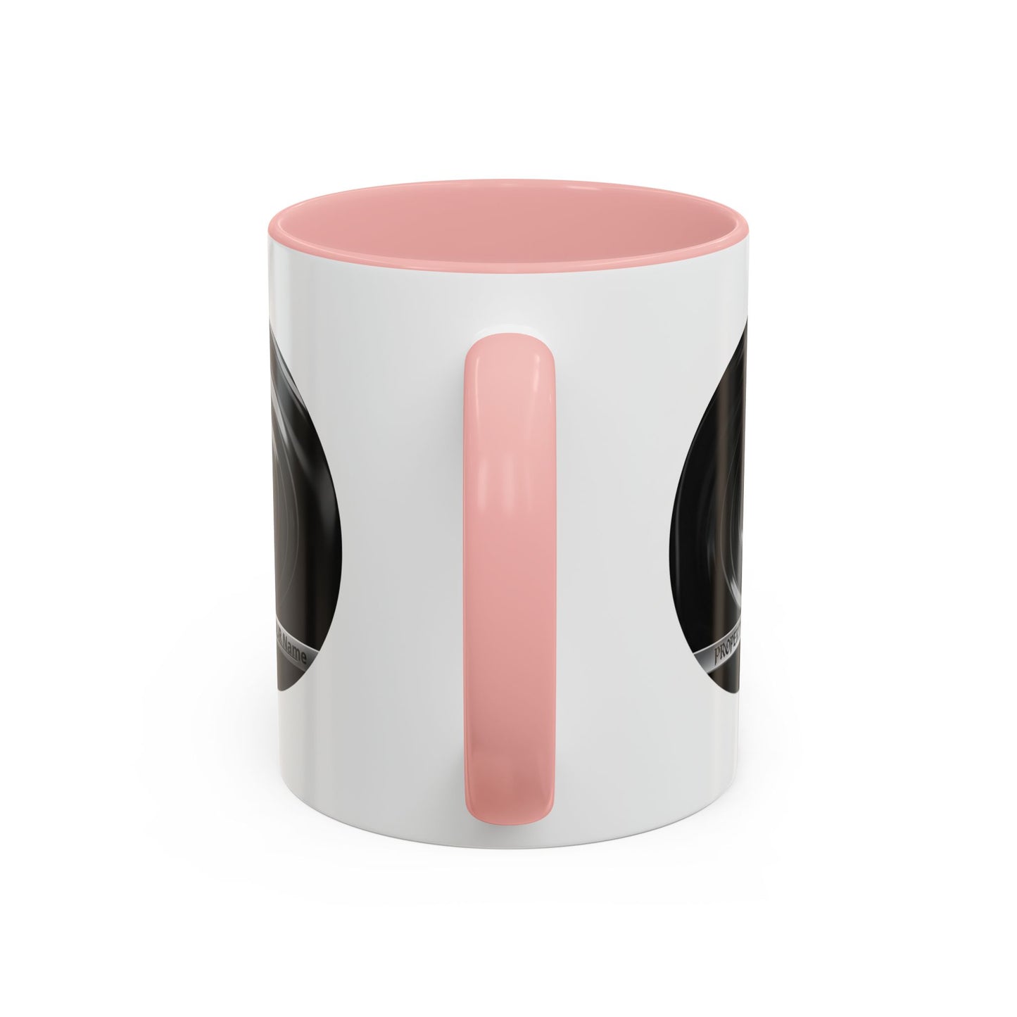 Custom Property Lens Coffee Mug — 'Property of Your Name' Accent Mug