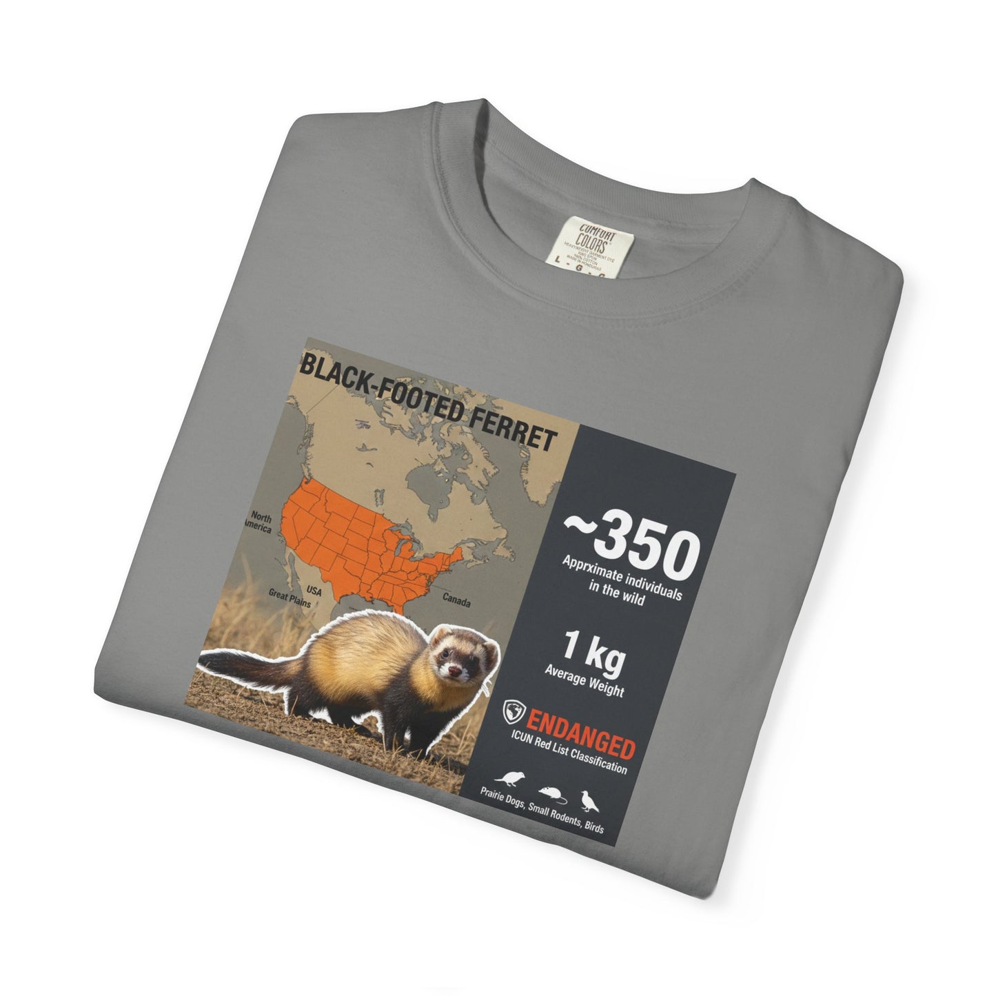 Masked Mystery: Rare Black-Footed Ferret T-Shirt