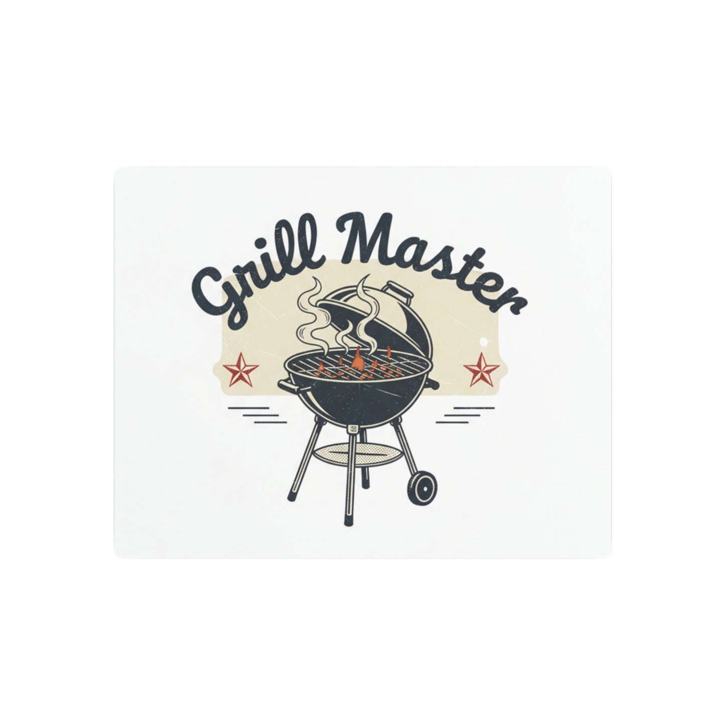Grill Master Metal Art Sign – Vintage BBQ Wall Decor