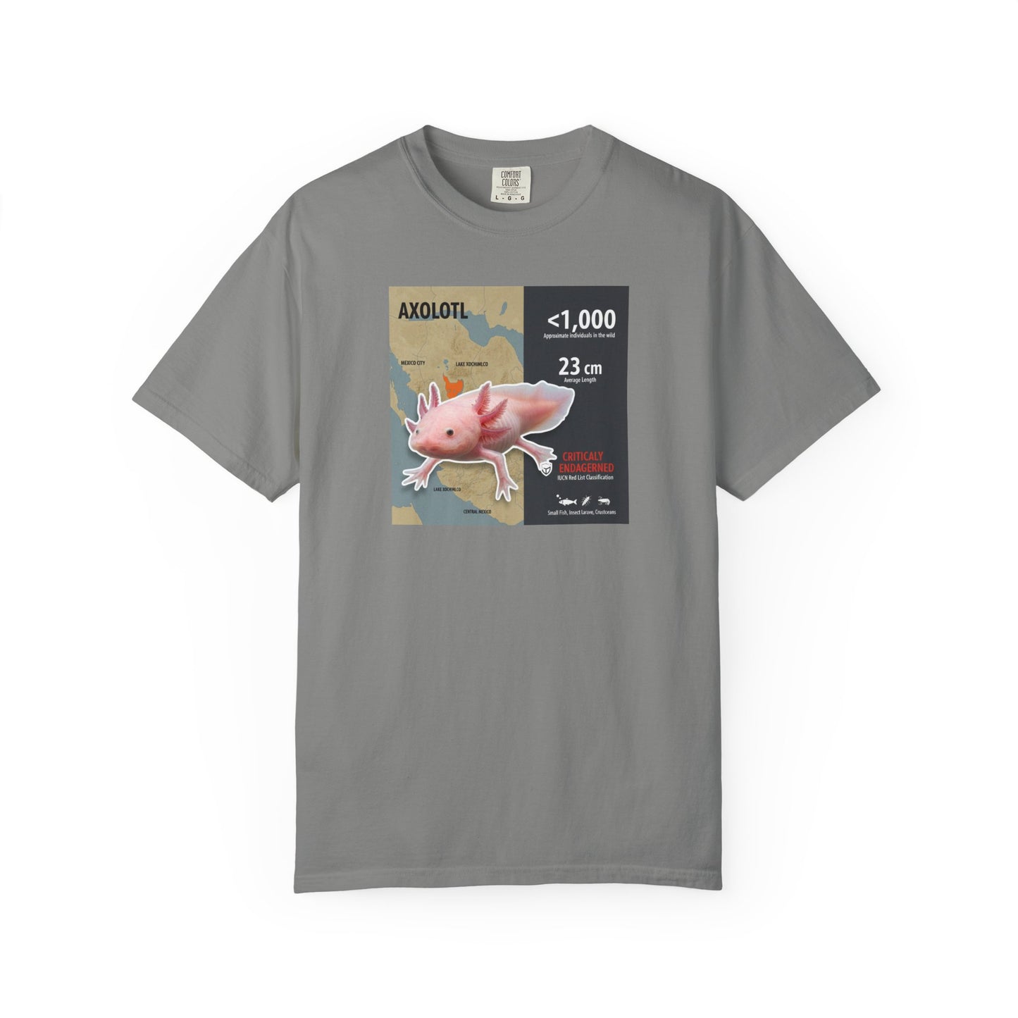 Kawaii King: Smiling Axolotl T-Shirt (Pink & Precious)