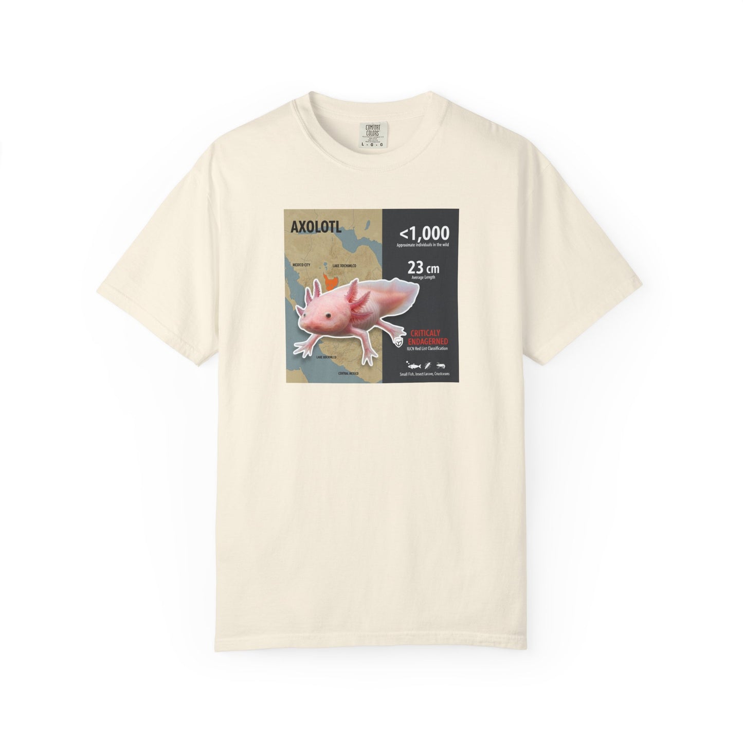 Kawaii King: Smiling Axolotl T-Shirt (Pink & Precious)