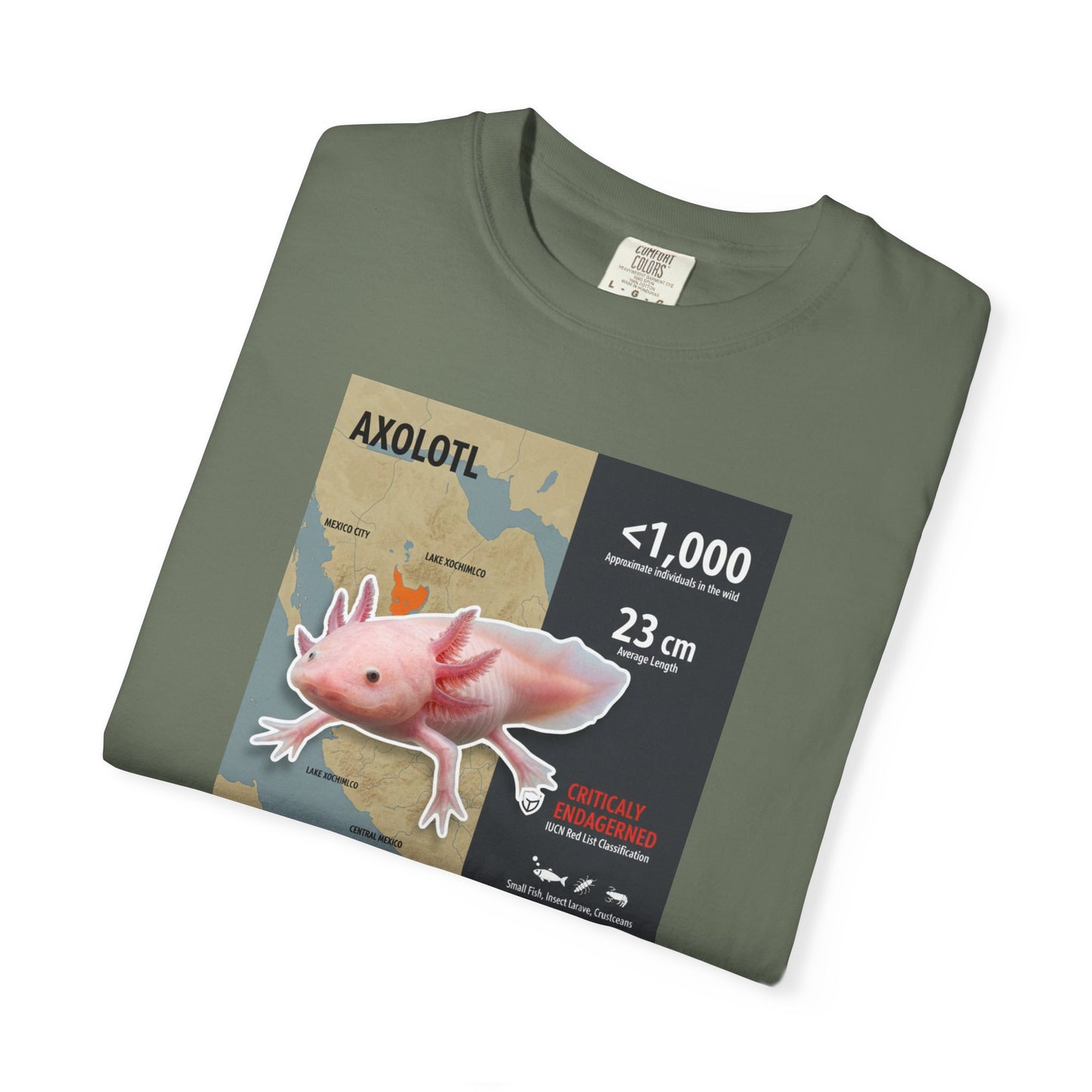 Kawaii King: Smiling Axolotl T-Shirt (Pink & Precious)