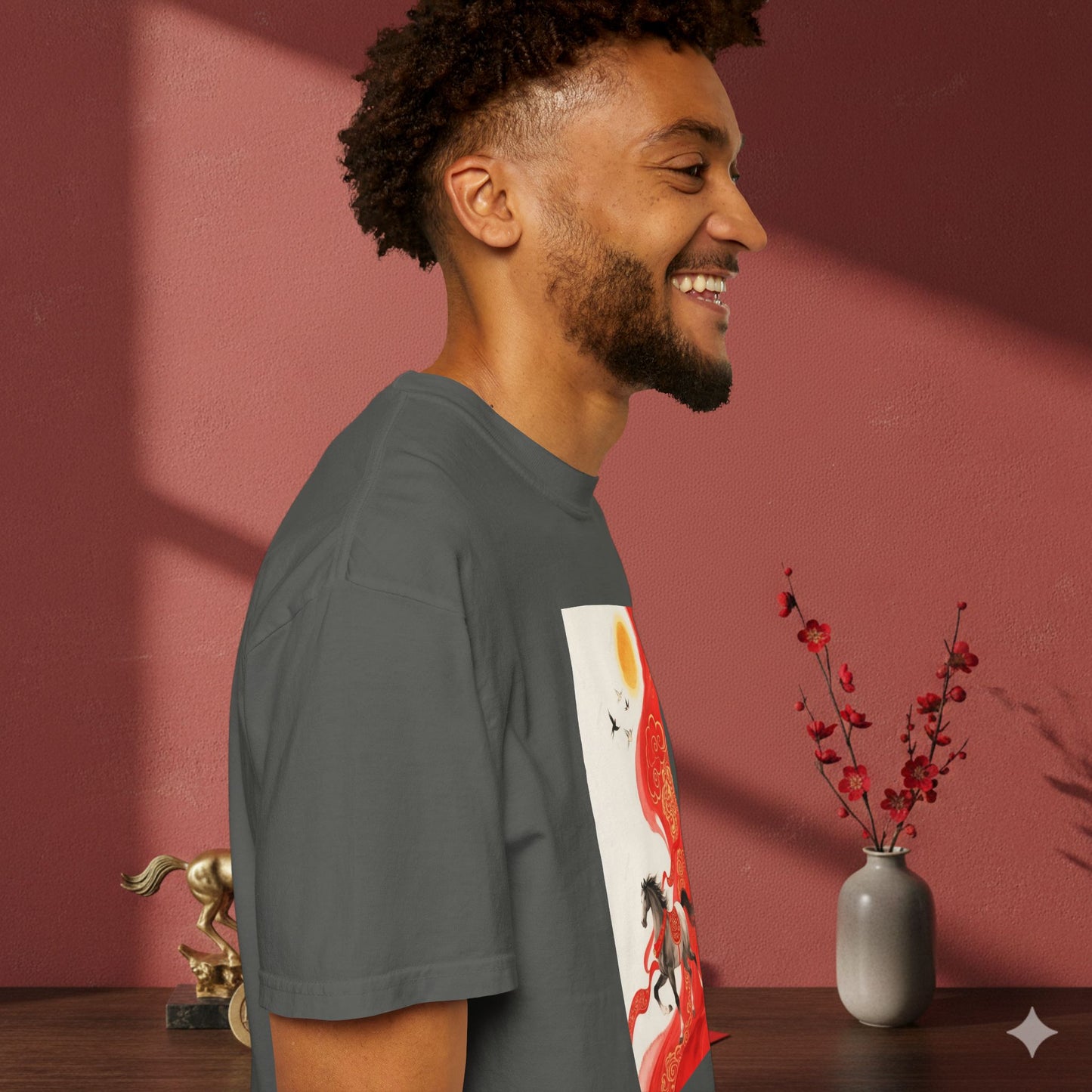 Horse Sunburst Graphic T-Shirt Year of the Horse